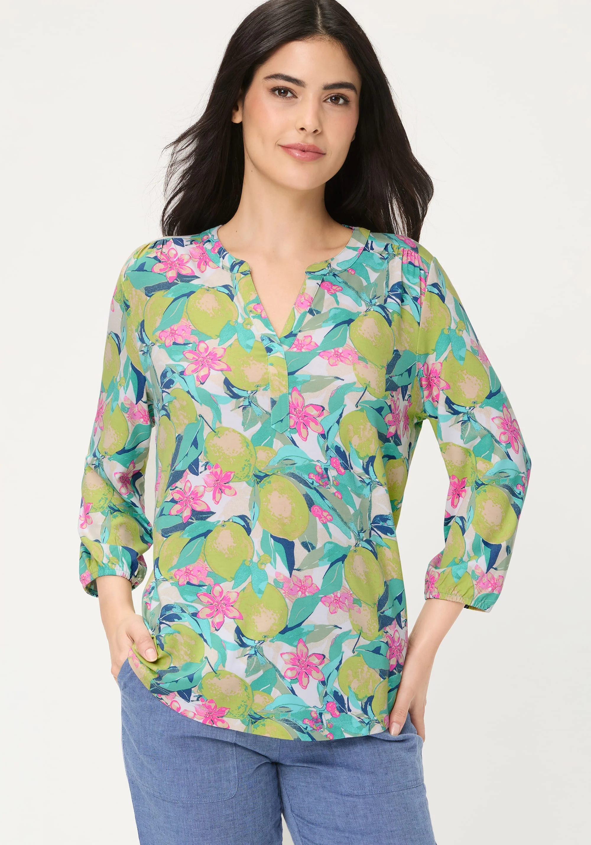 Lush Lemon Print T-Shirt