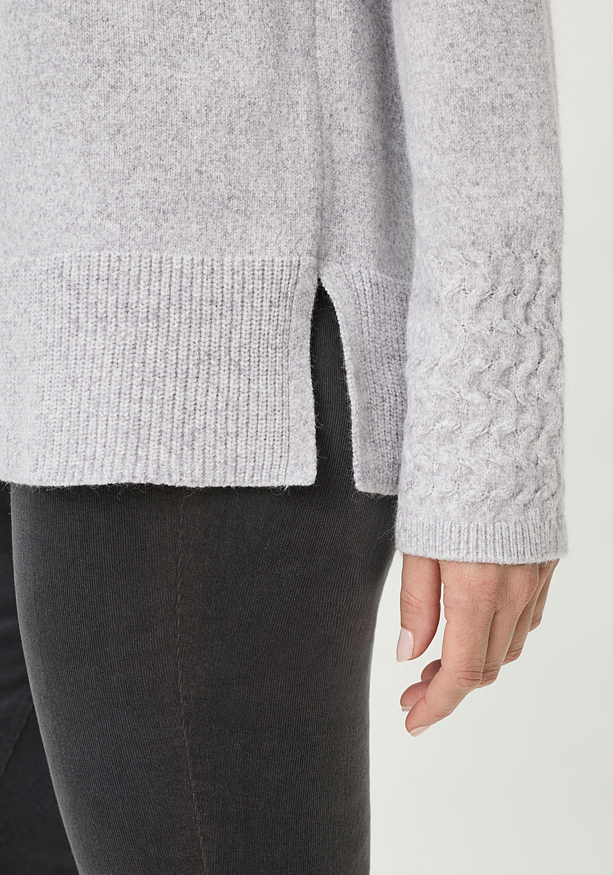 Melange Knit Mock Neck - Image 3