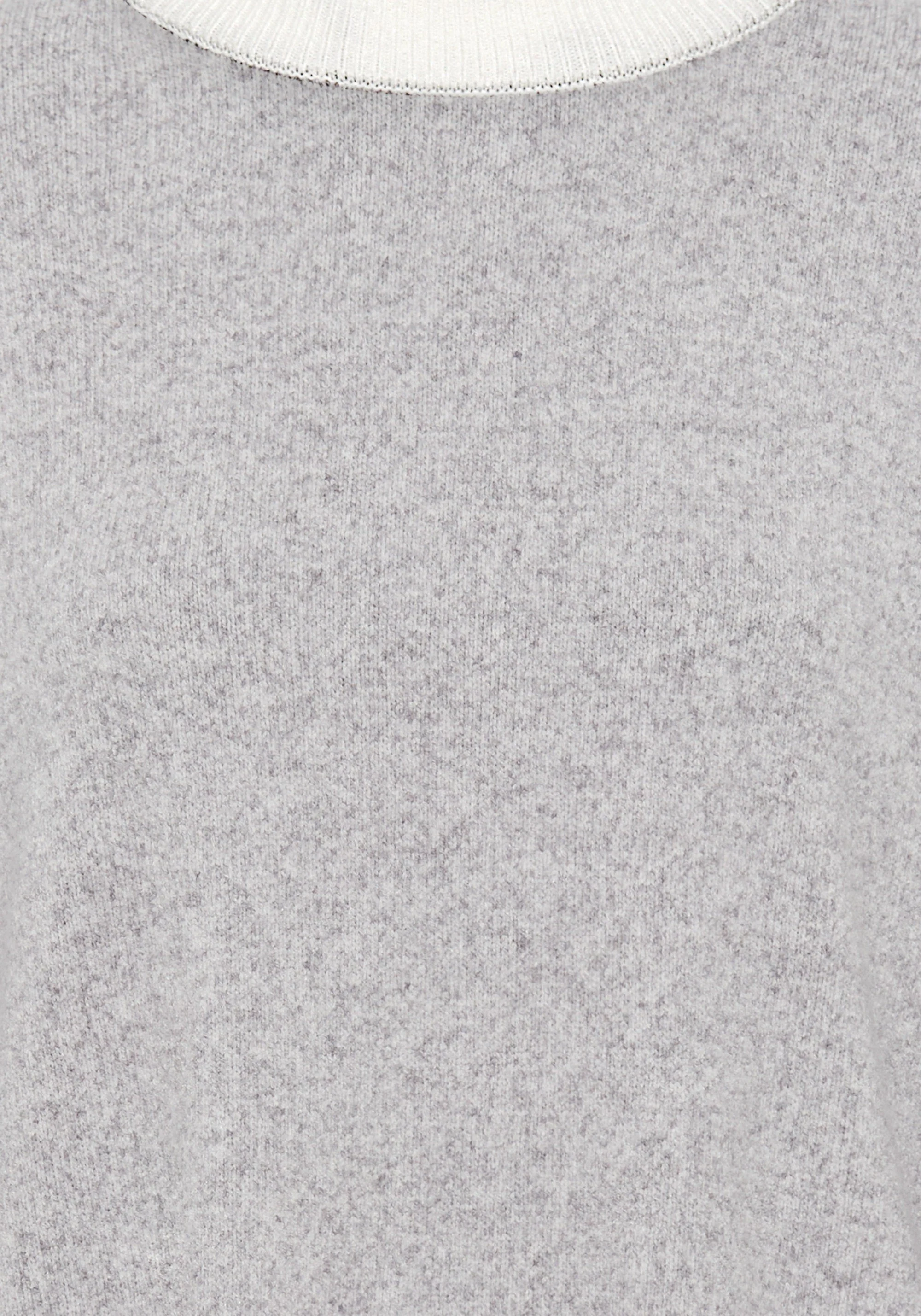 Mélange Knit Mock Neck Sweater - Image 5
