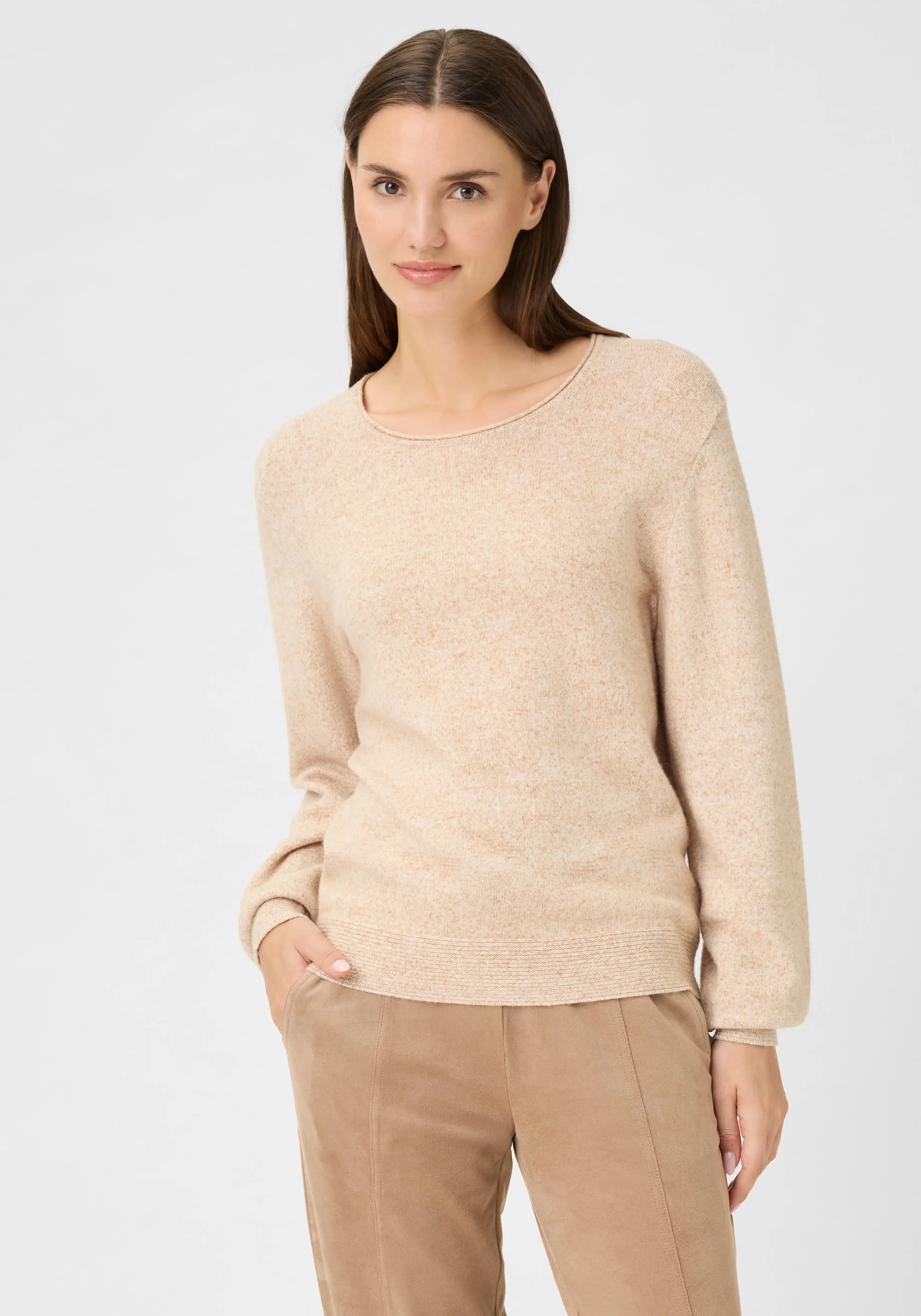 Mélange Knit Sweater