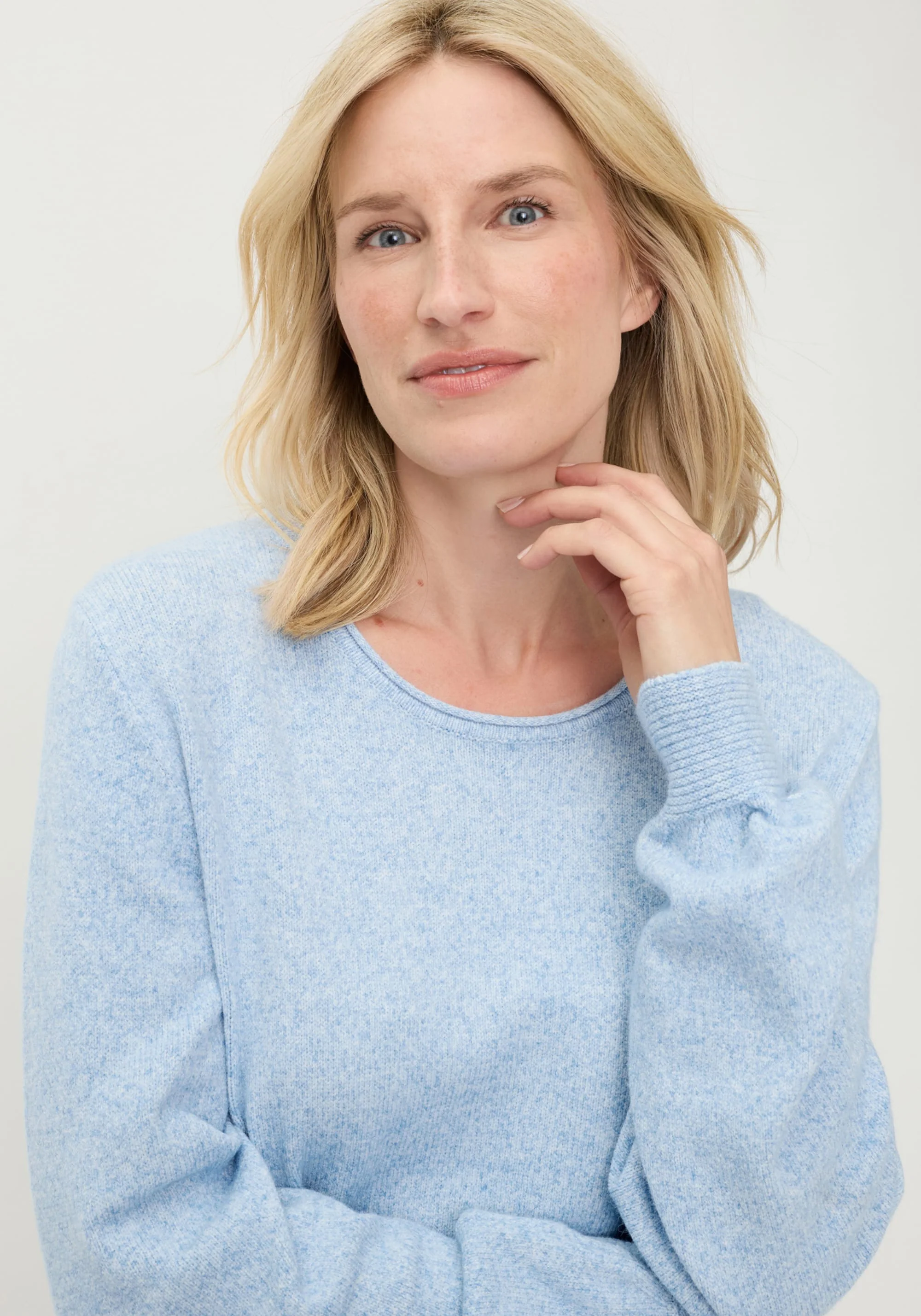 Mélange Knit Sweater - Image 3