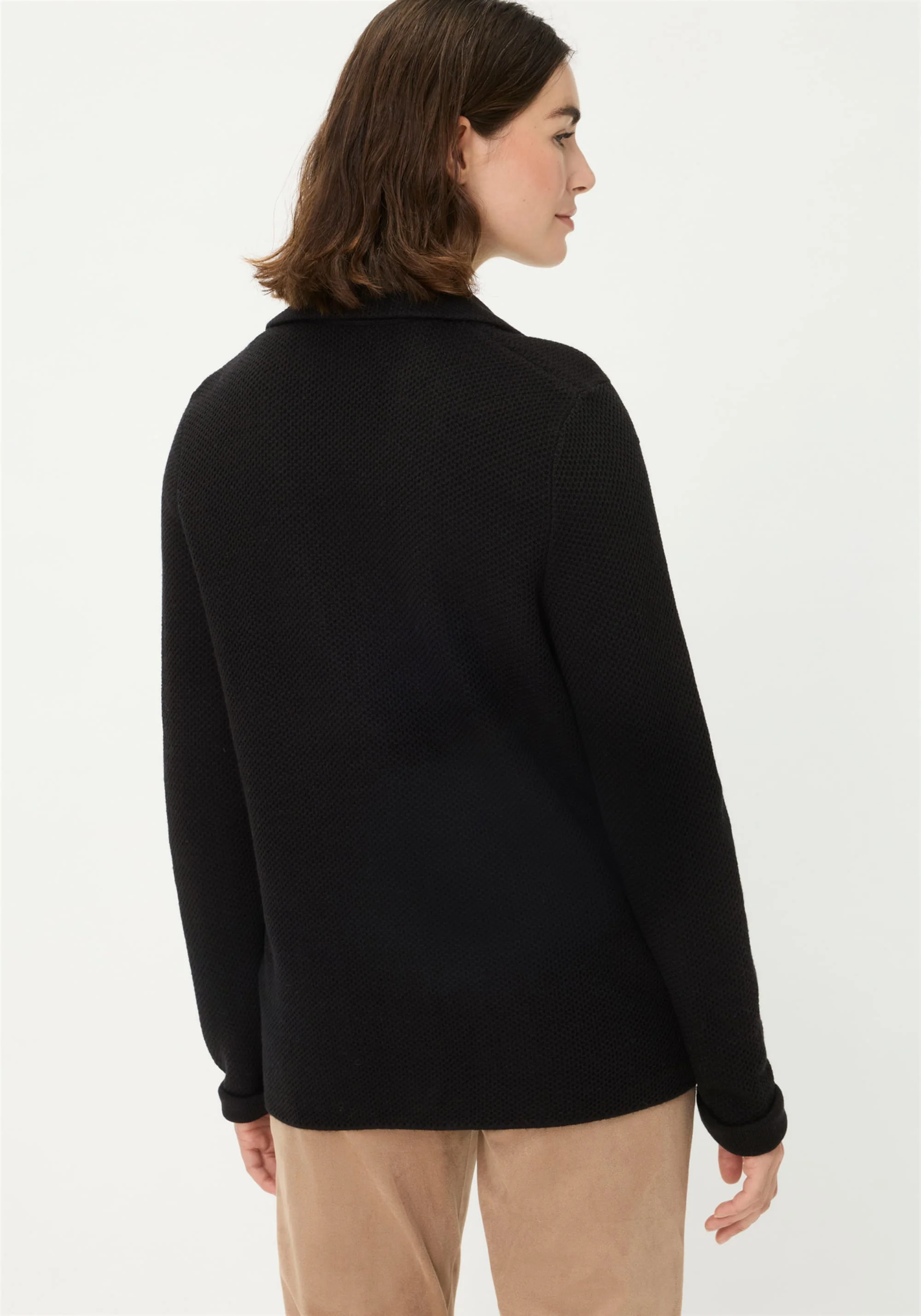 Merino Wool Blend Blazer - Image 3
