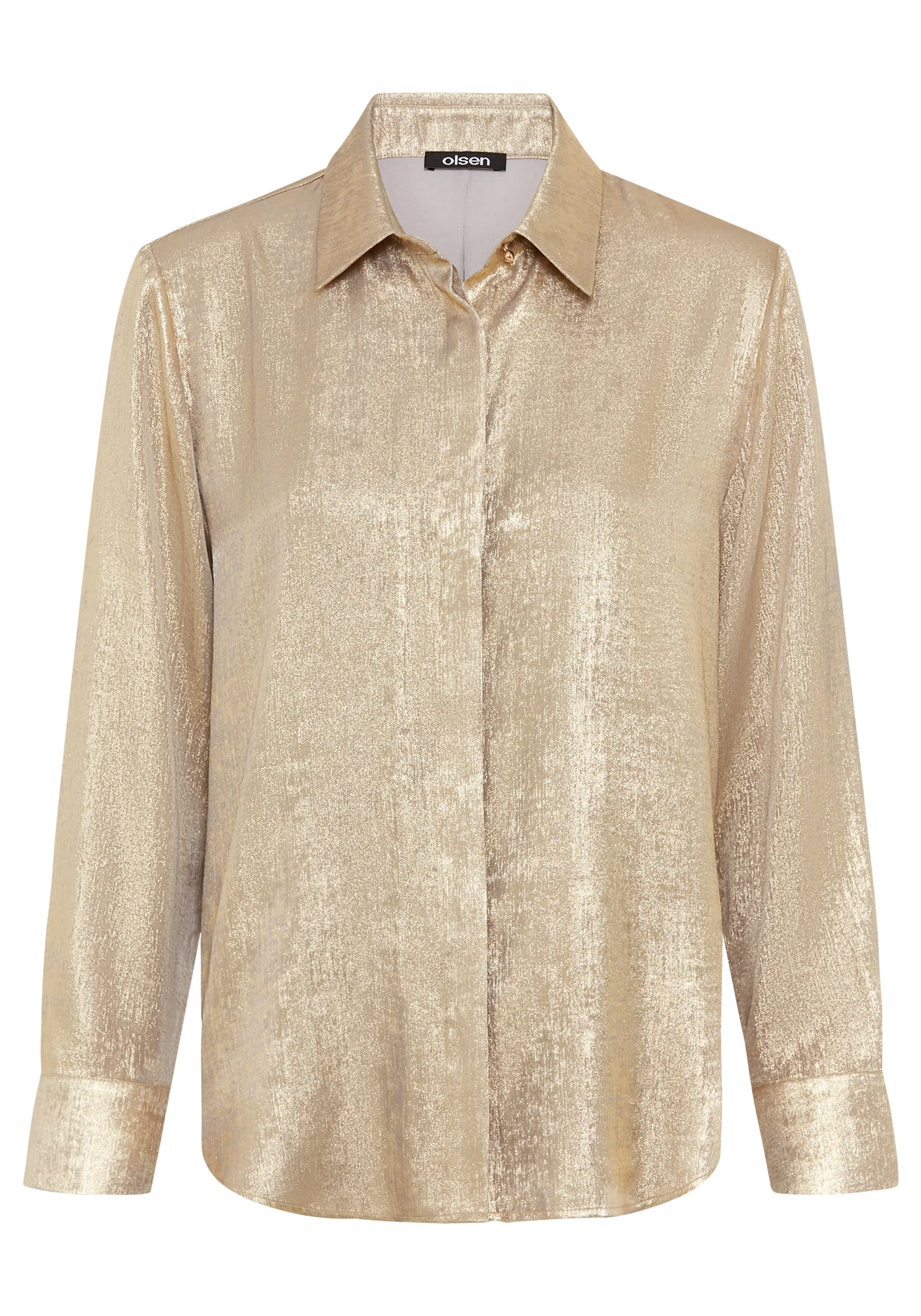 Metallic Crinkle Shirt - Image 5