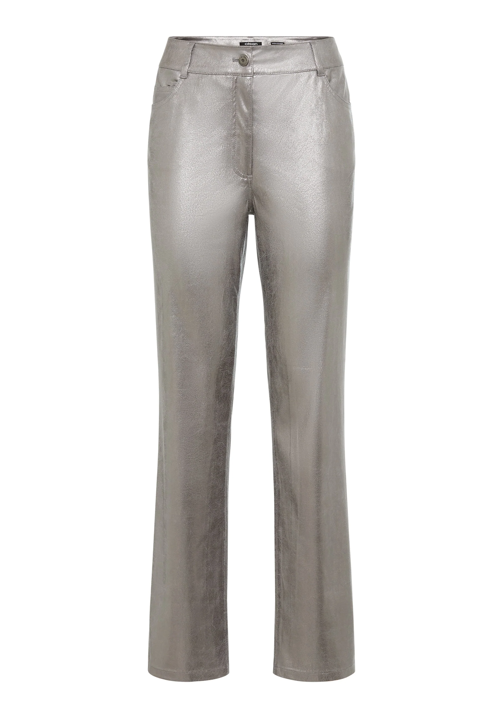 Metallic Soft Leather Look Pant - Image 4
