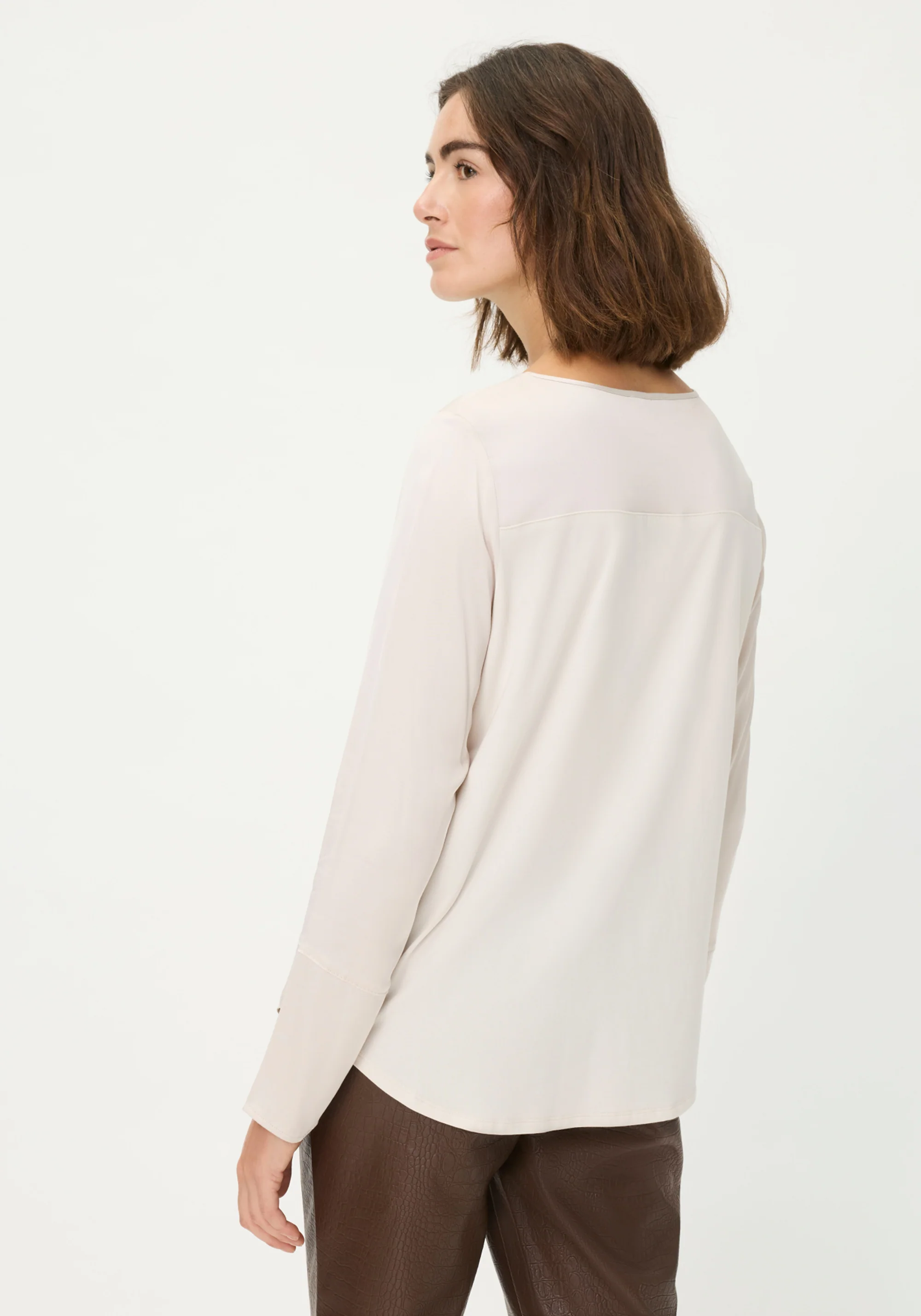 Mixed Media Blouse - Image 3