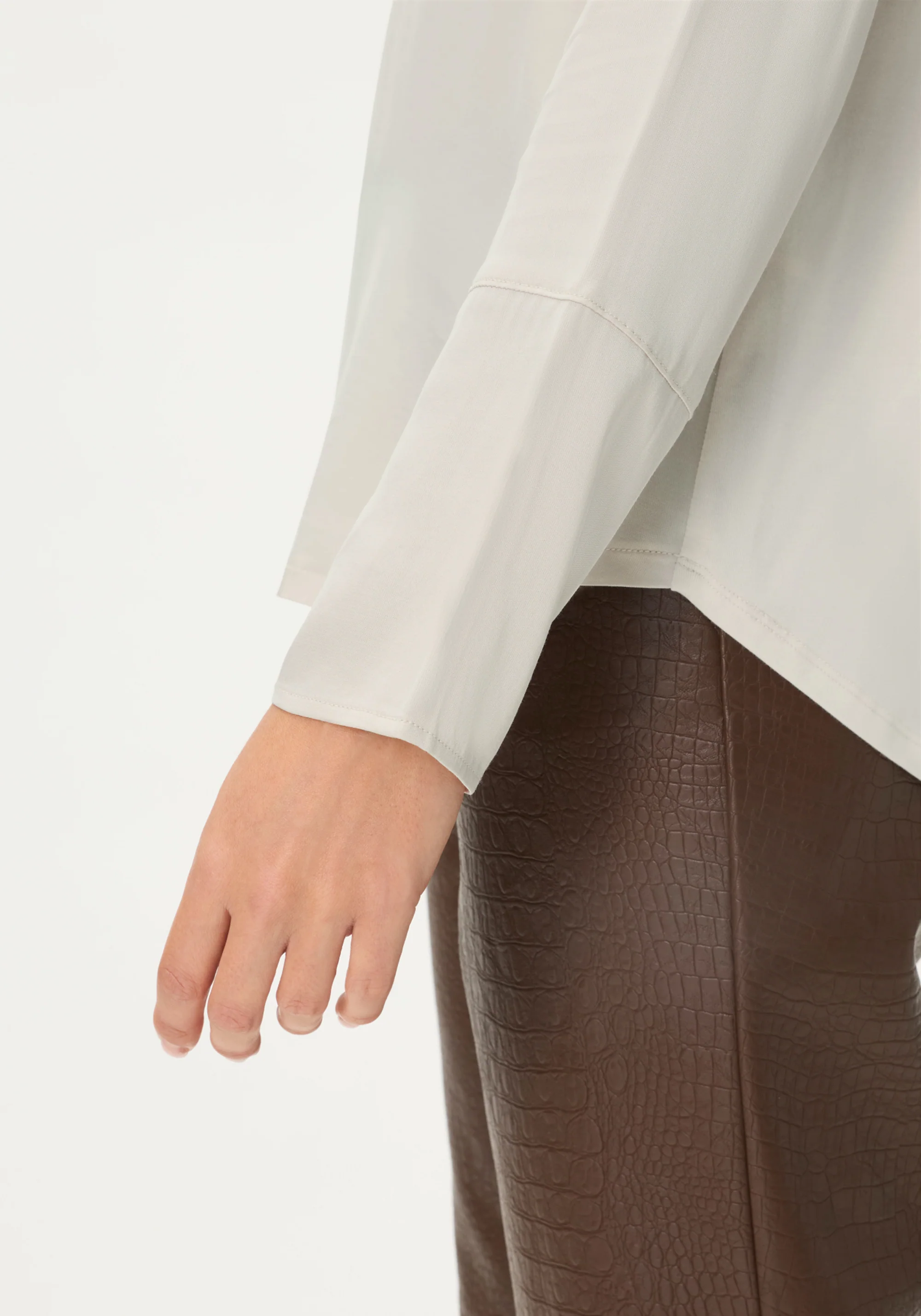 Mixed Media Blouse - Image 4
