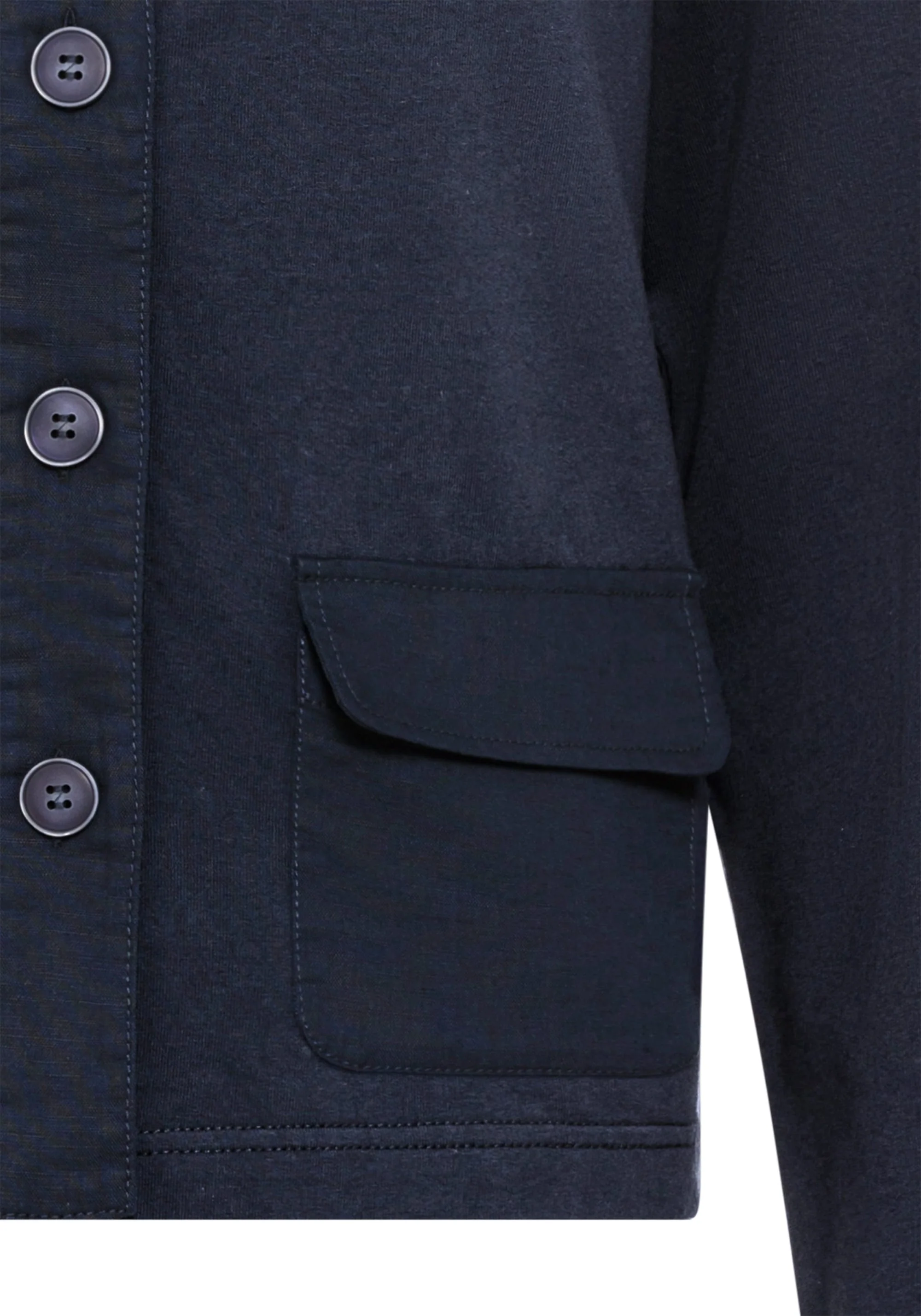 Mixed Media Cropped Jacket - Image 11