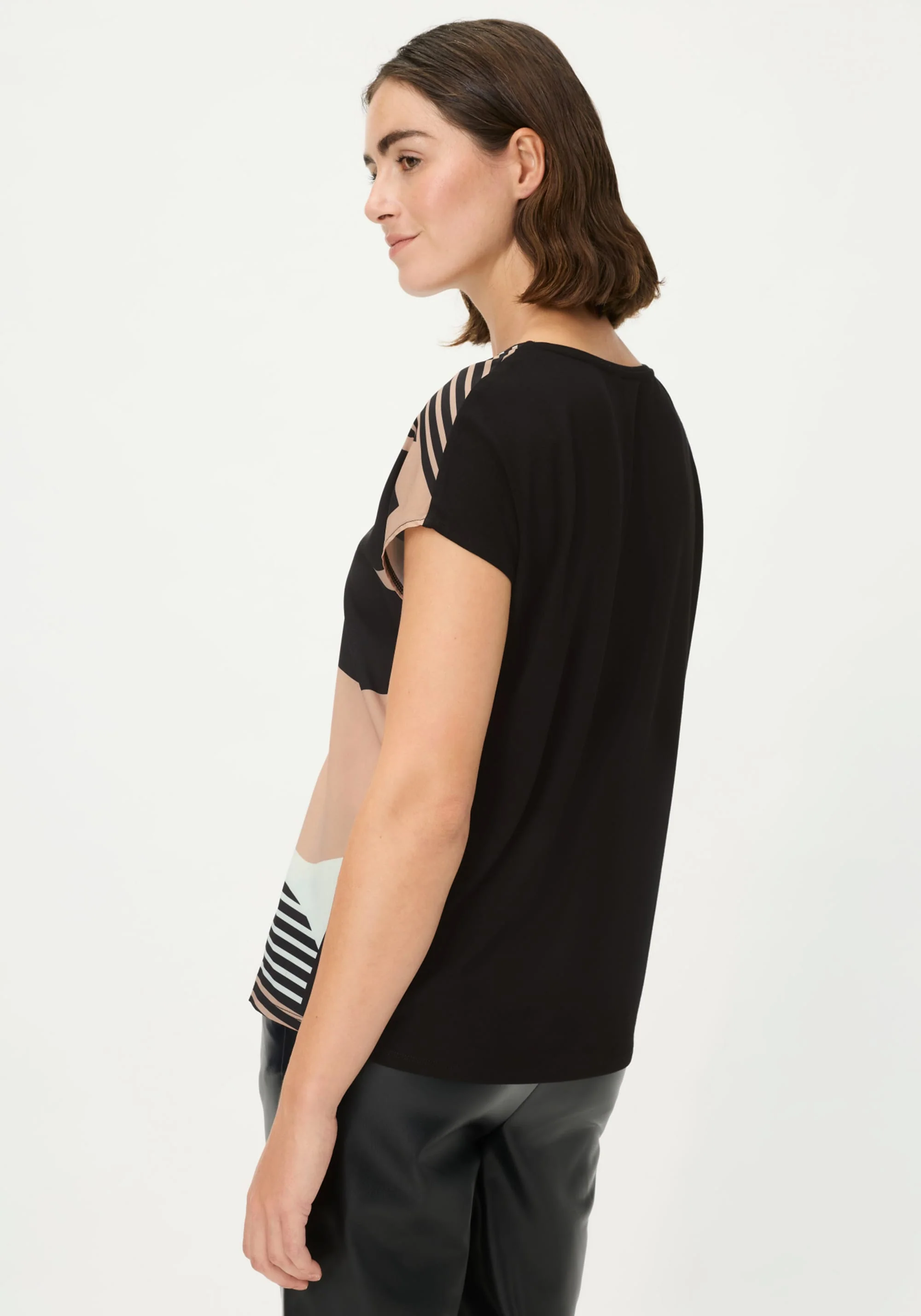 Mixed Media Geo T-Shirt - Image 3