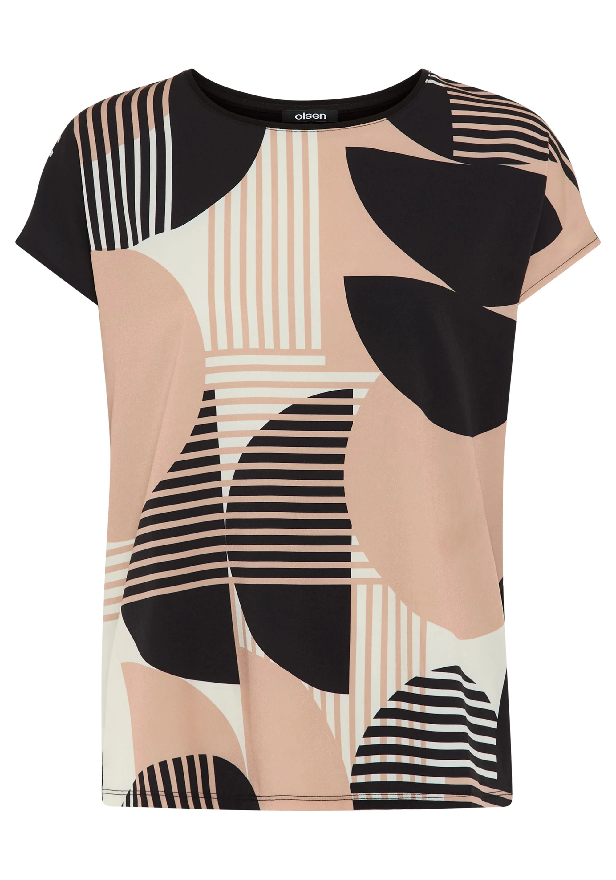 Mixed Media Geo T-Shirt - Image 5
