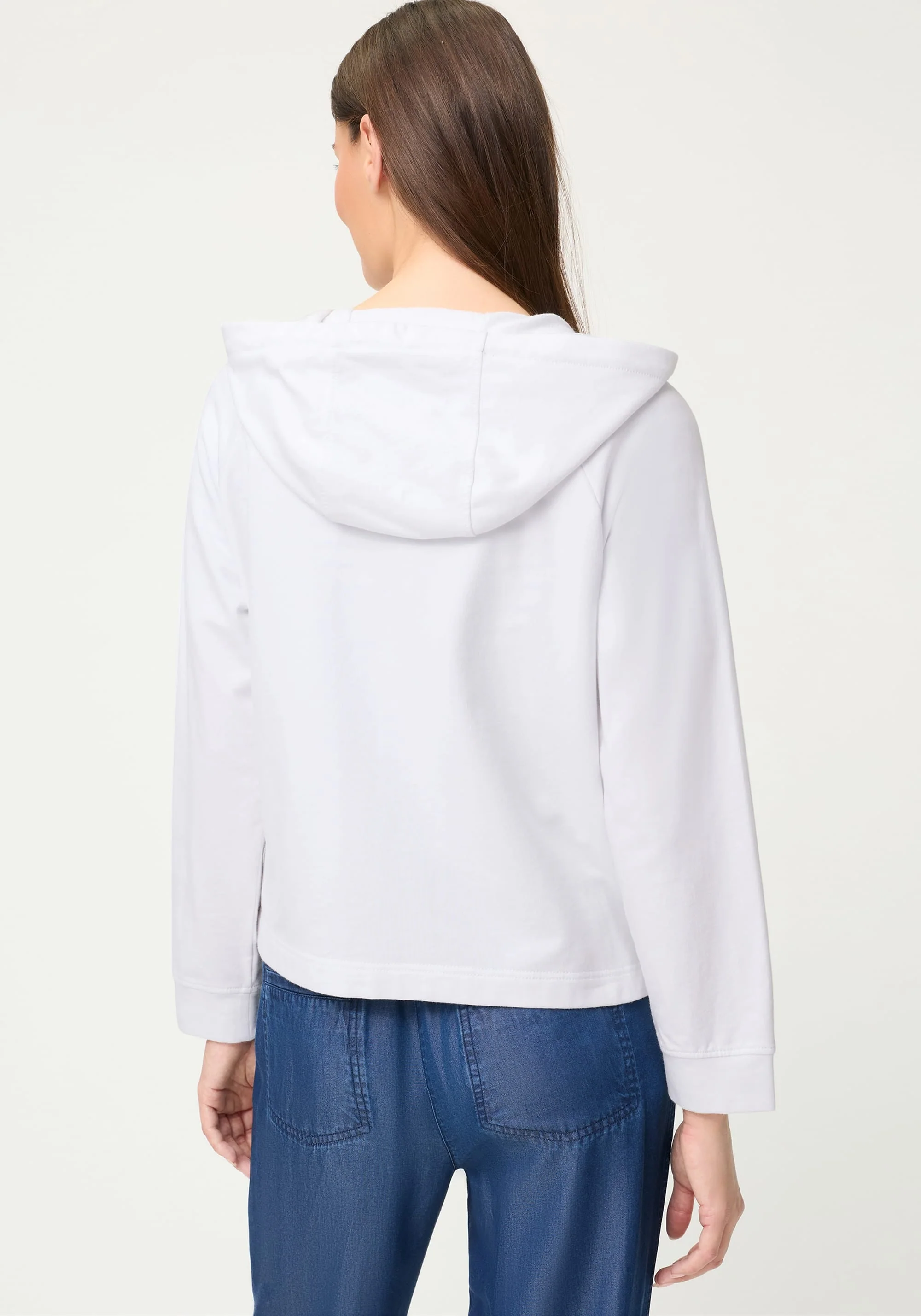 Mixed Media Hooded Jacket - Image 2