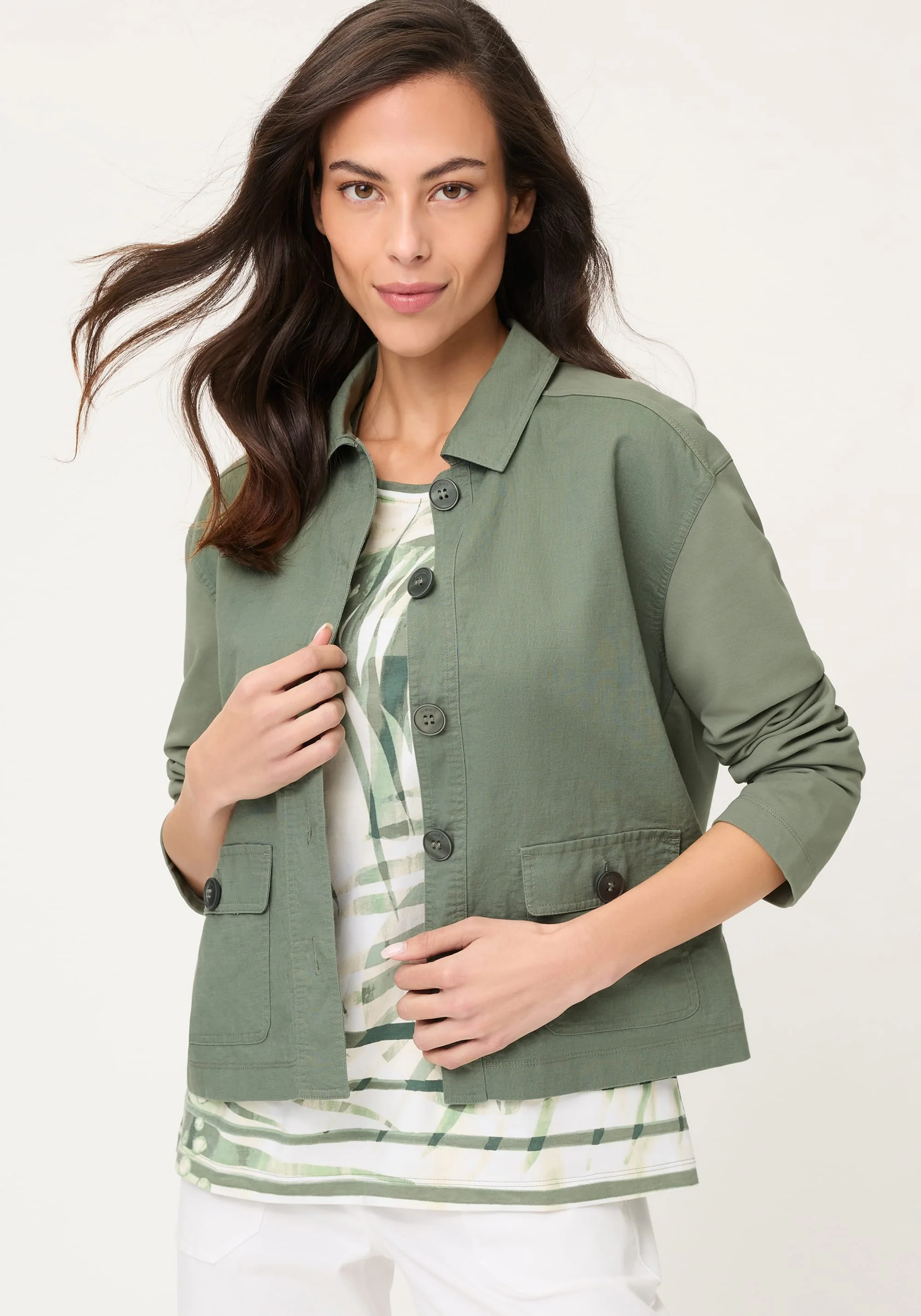 Mixed Media Jacket - Image 2