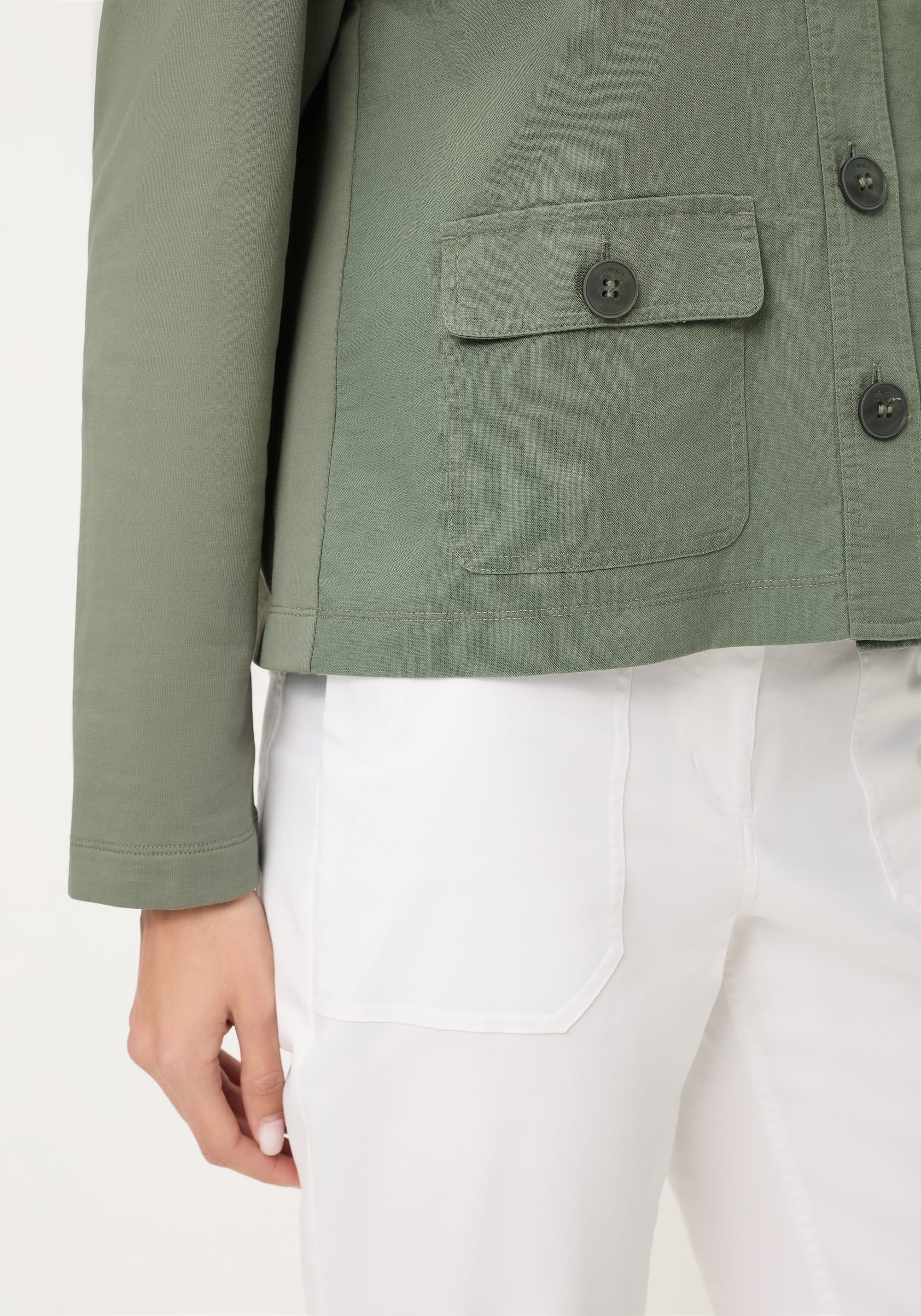 Mixed Media Jacket - Image 4