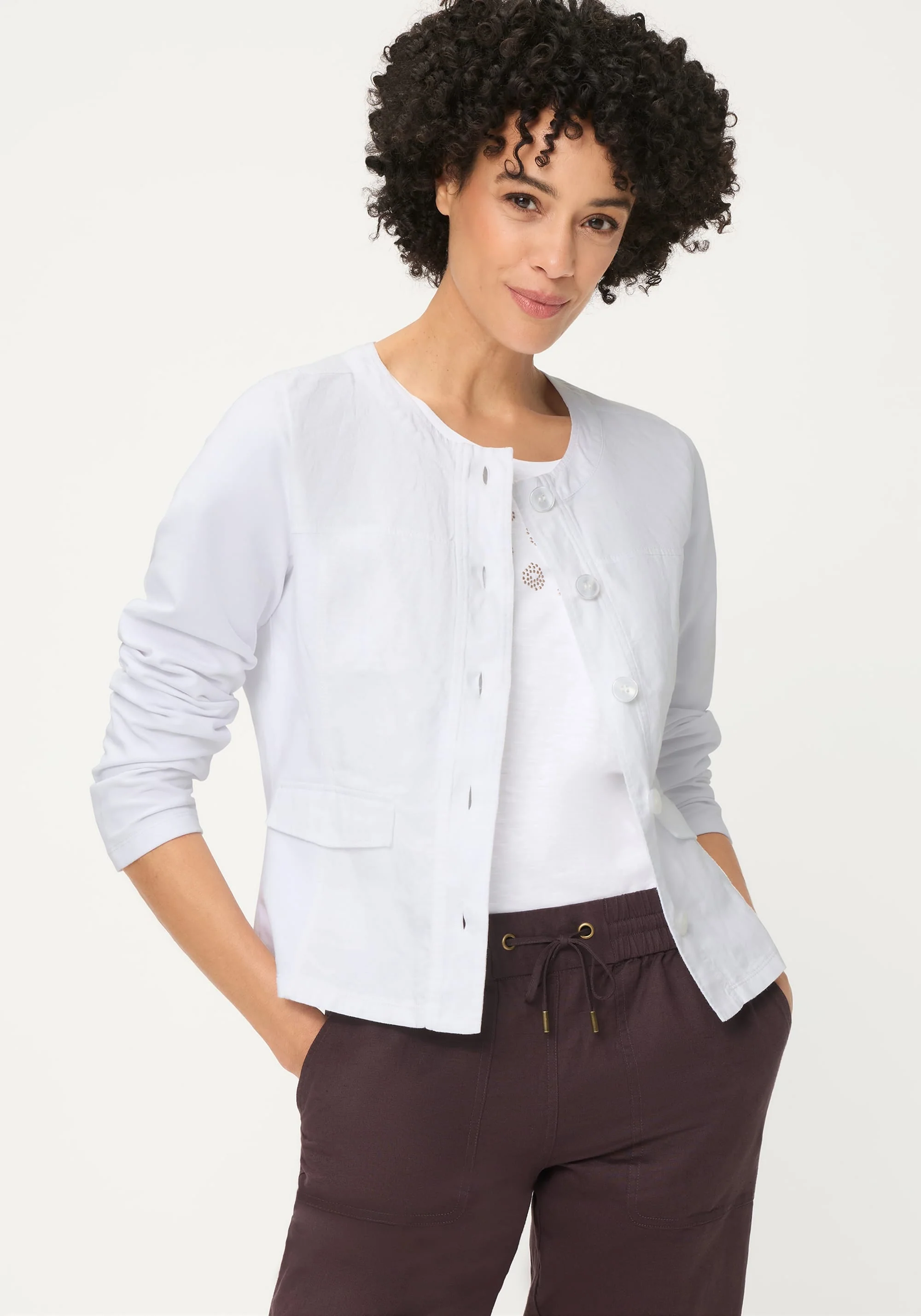 Mixed Media Jacket - Image 2
