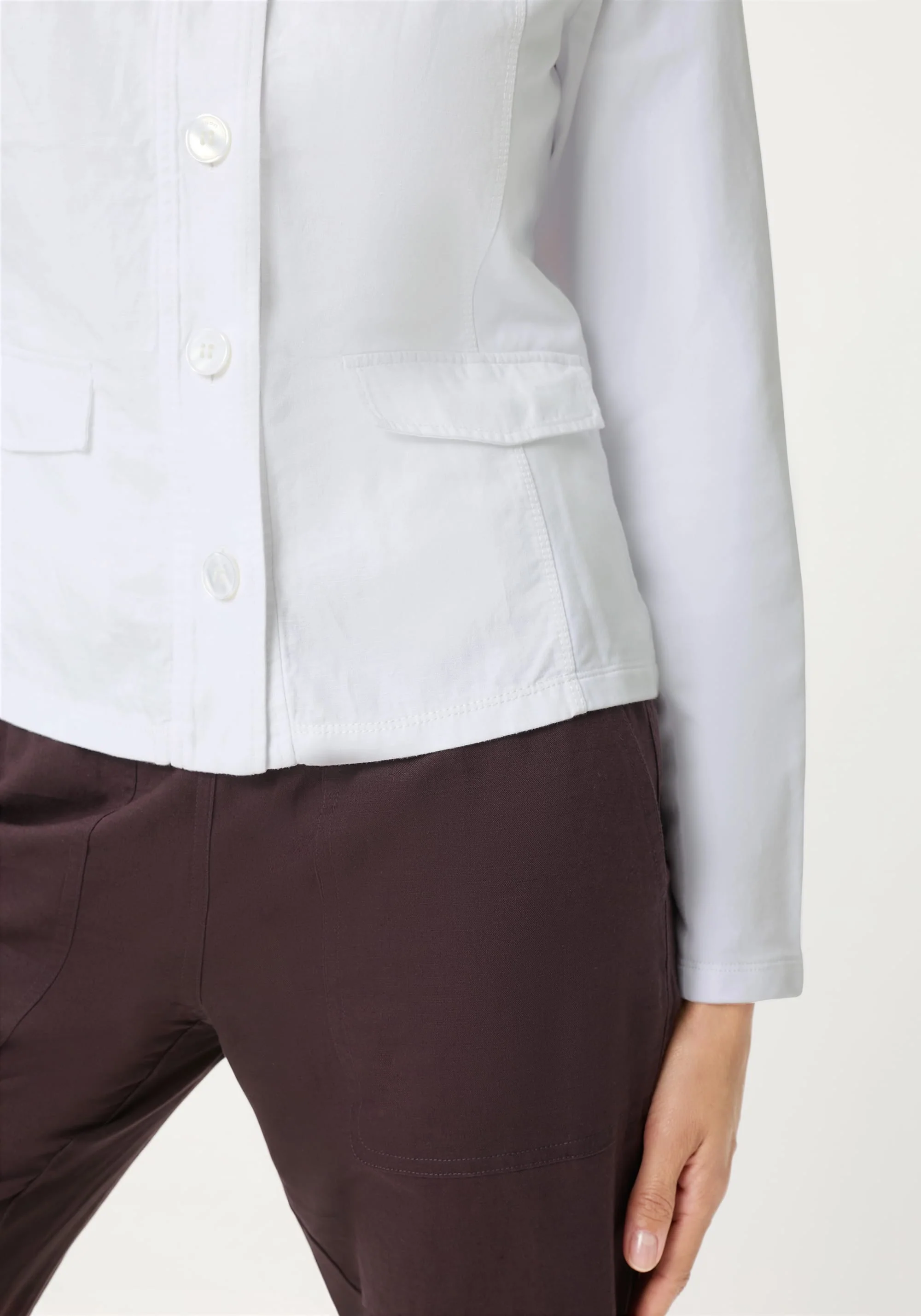 Mixed Media Jacket - Image 4