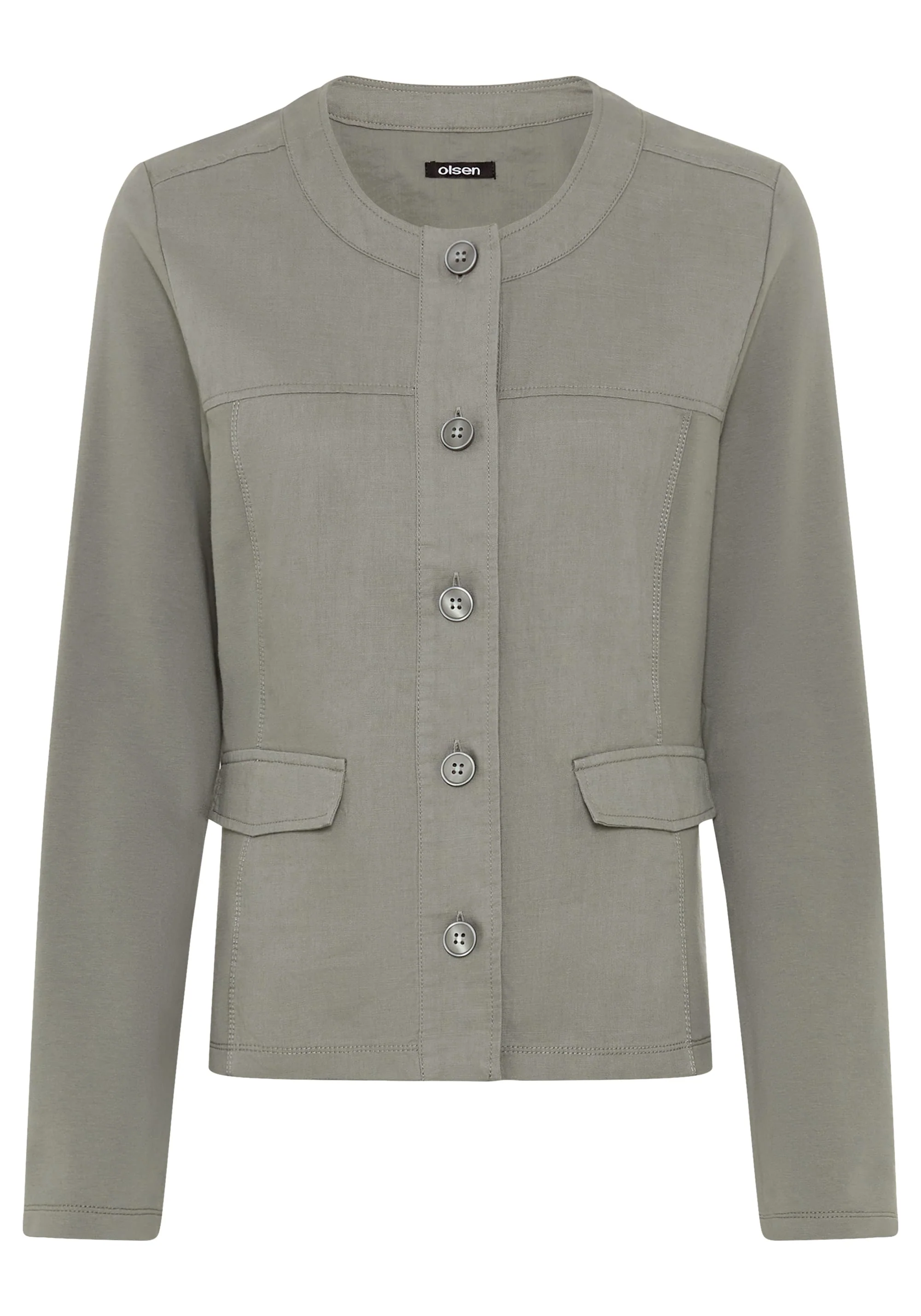 Mixed Media Jersey Jacket - Image 3