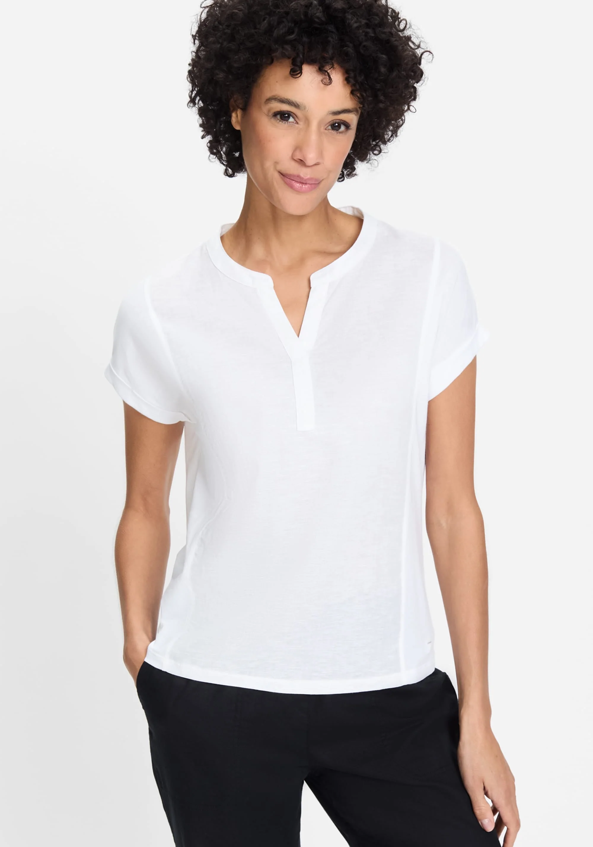 Mixed Media Tunic T-Shirt