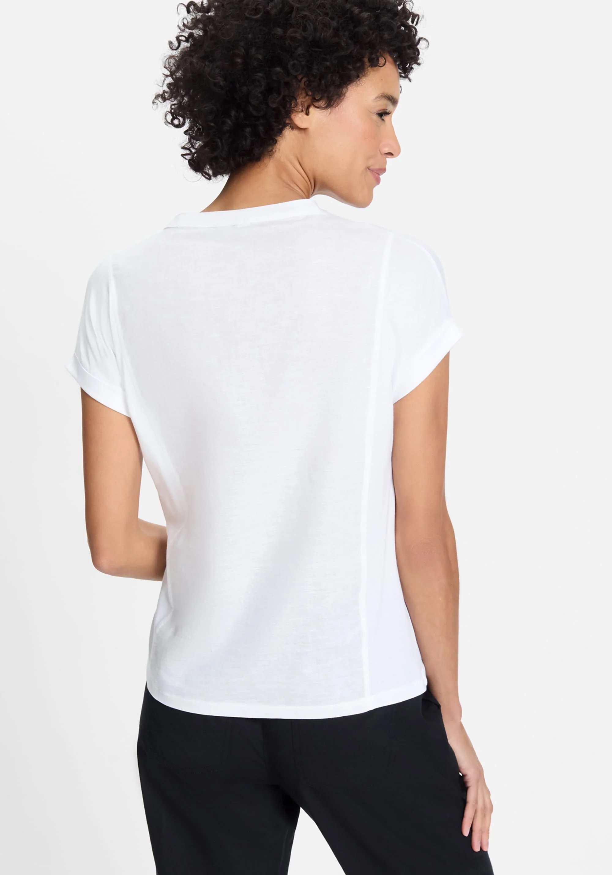 Mixed Media Tunic T-Shirt - Image 2