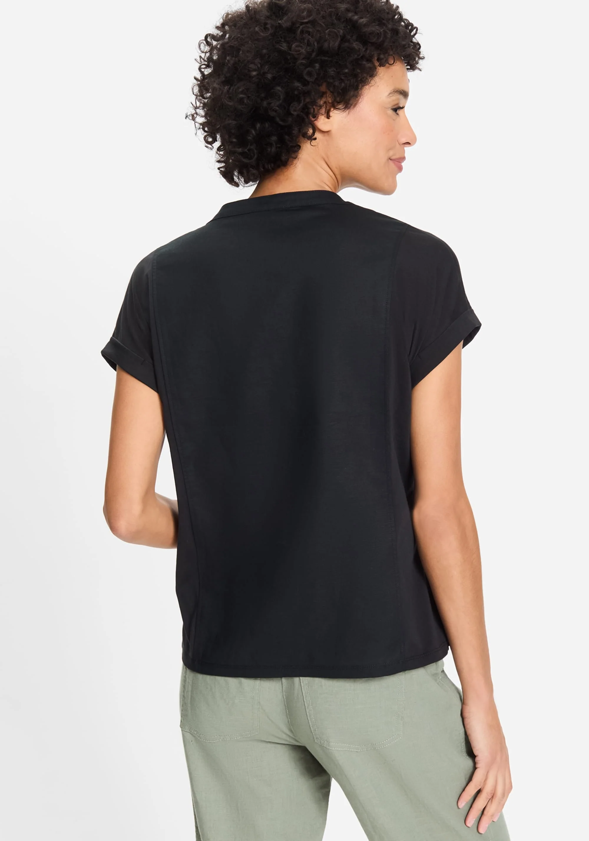 Mixed Media Tunic T-Shirt - Image 7