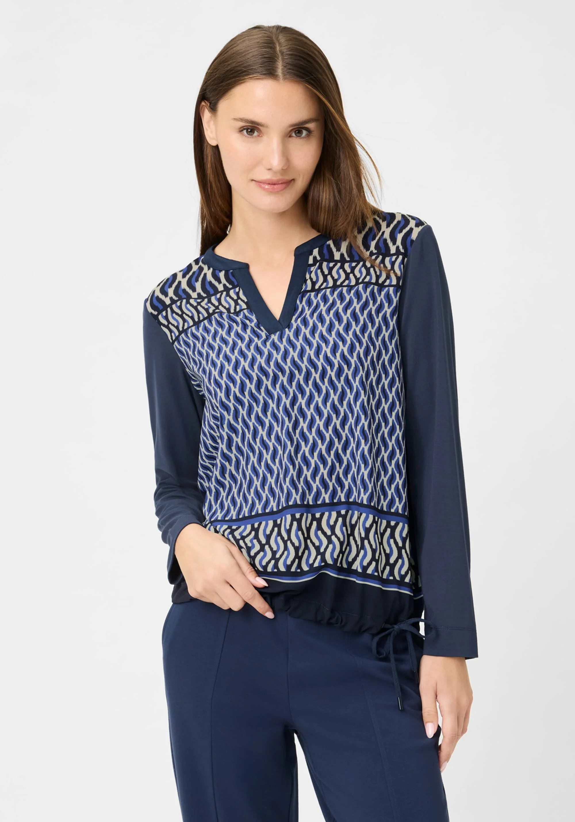Mixed Media Tunic T-Shirt
