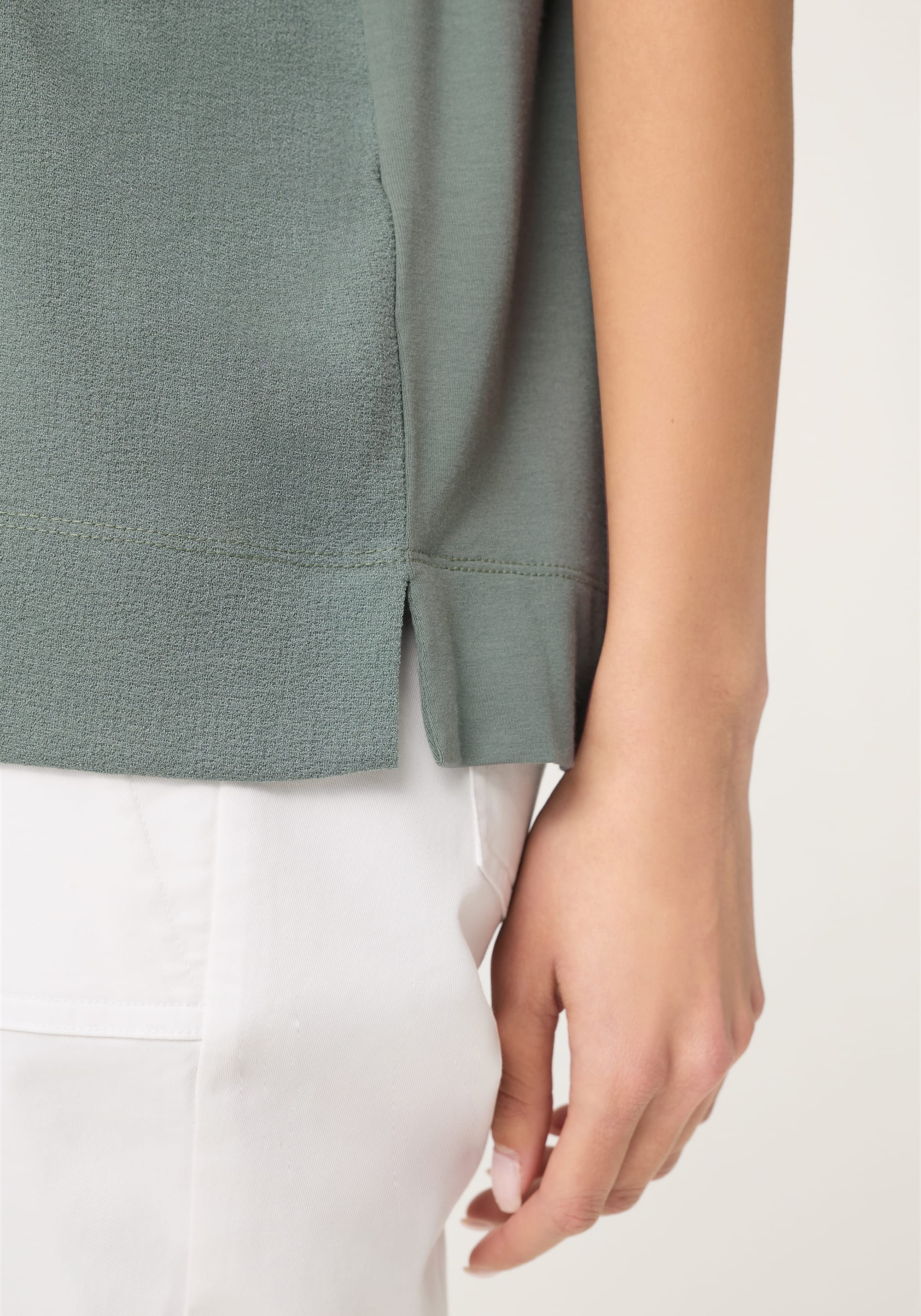 Mixed Media Tunic T-Shirt - Image 3