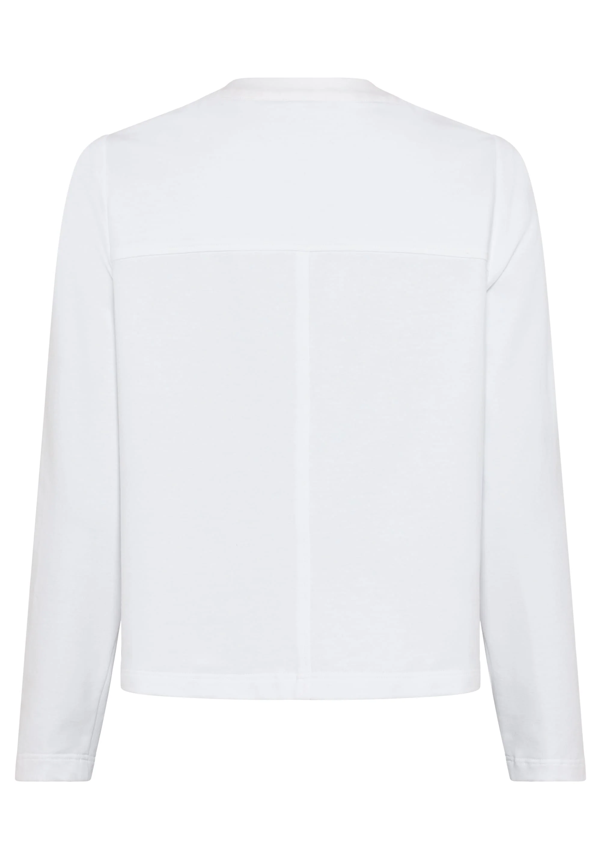 Mixed Media Zip Front Jacket - Image 6