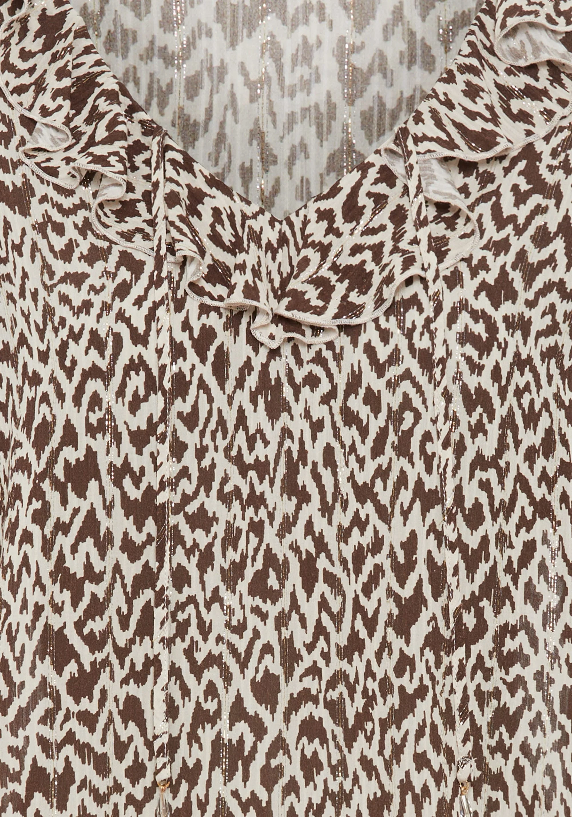 Modern Animal Bell Sleeve Blouse - Image 5