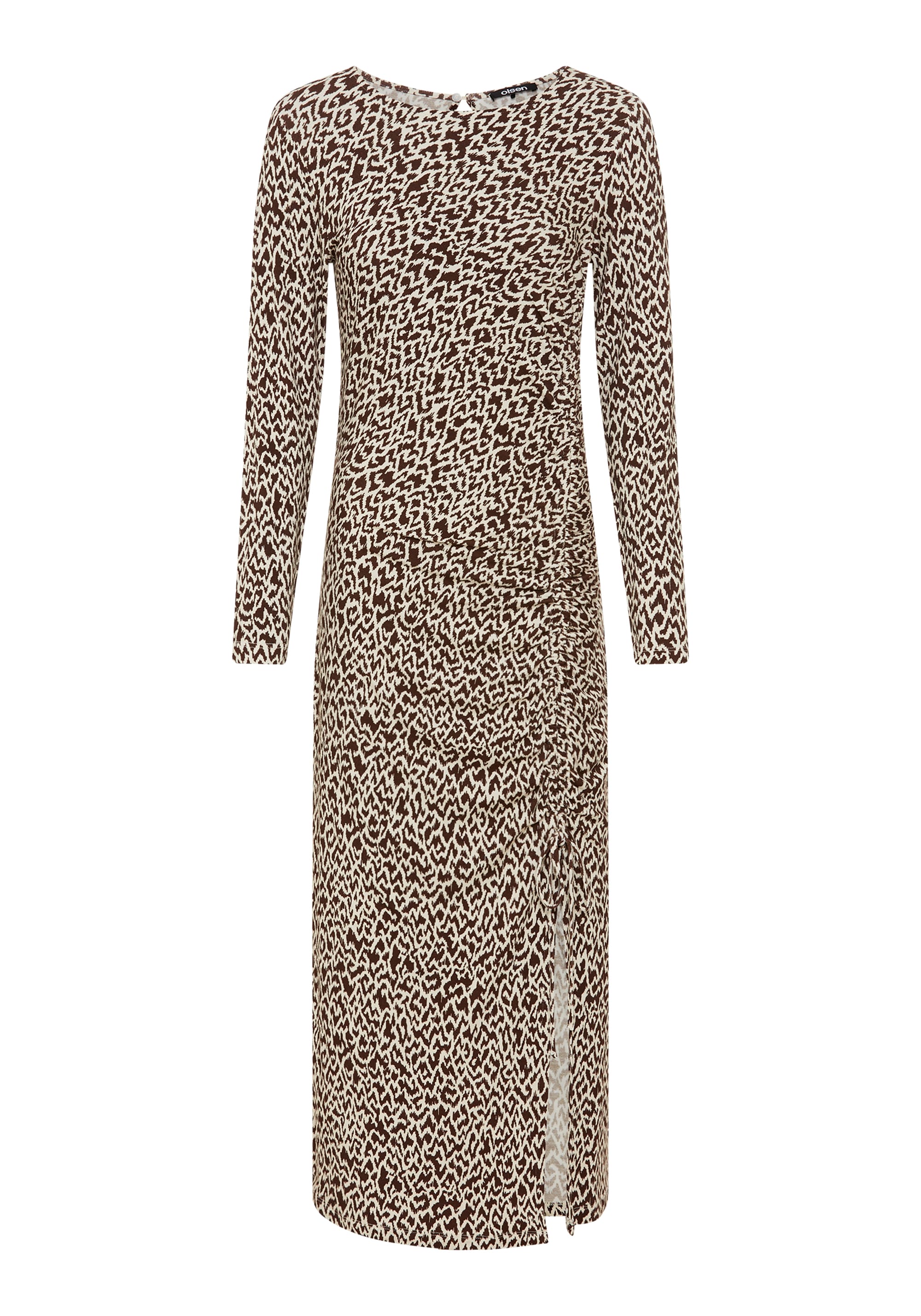 Modern Animal Fitted Midi Dress - Image 4