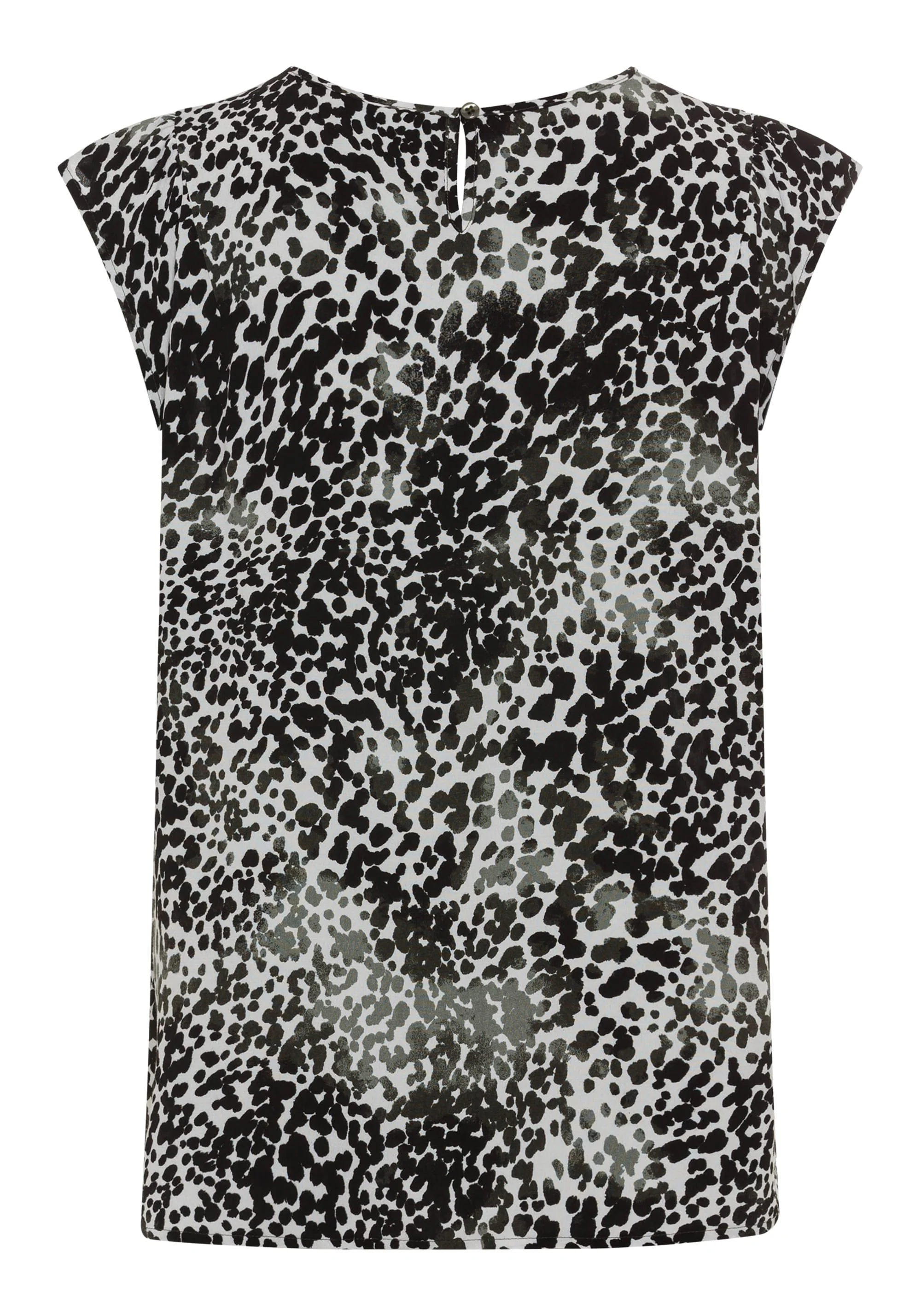 Modern Animal Print Blouse - Image 4