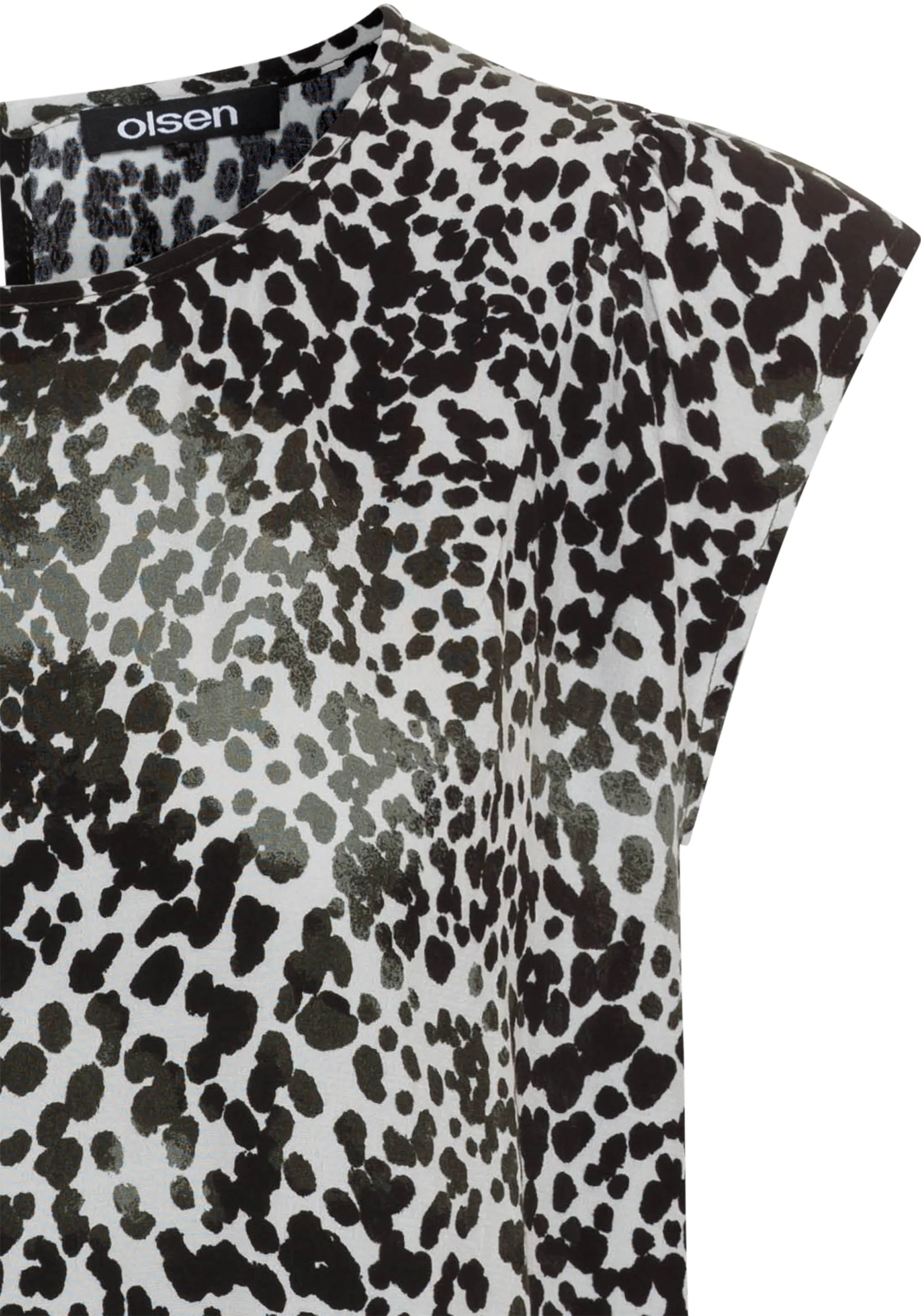 Modern Animal Print Blouse - Image 5
