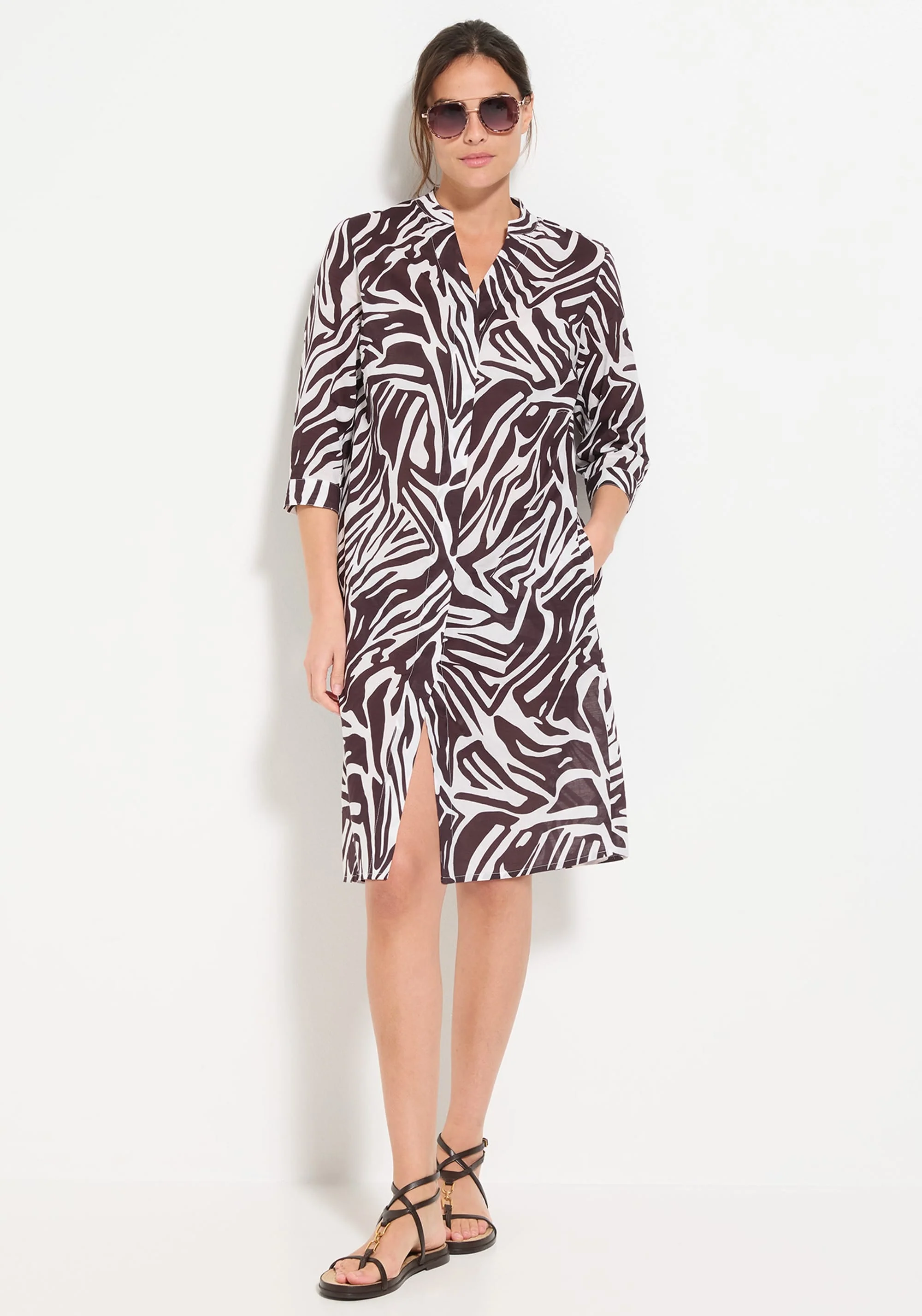 Modern Animal Tunic Shirt Dress