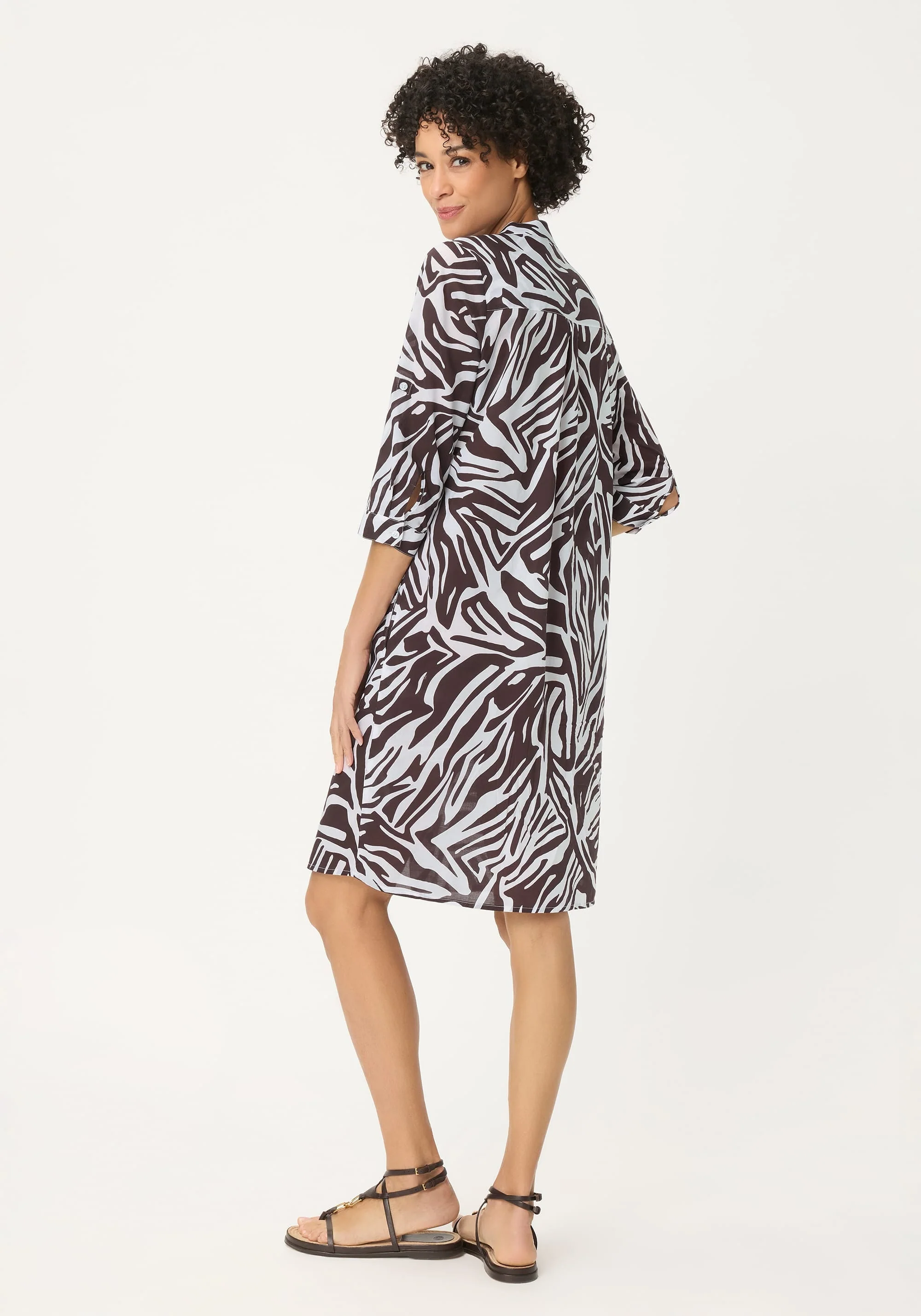 Modern Animal Tunic Shirt Dress - Image 3