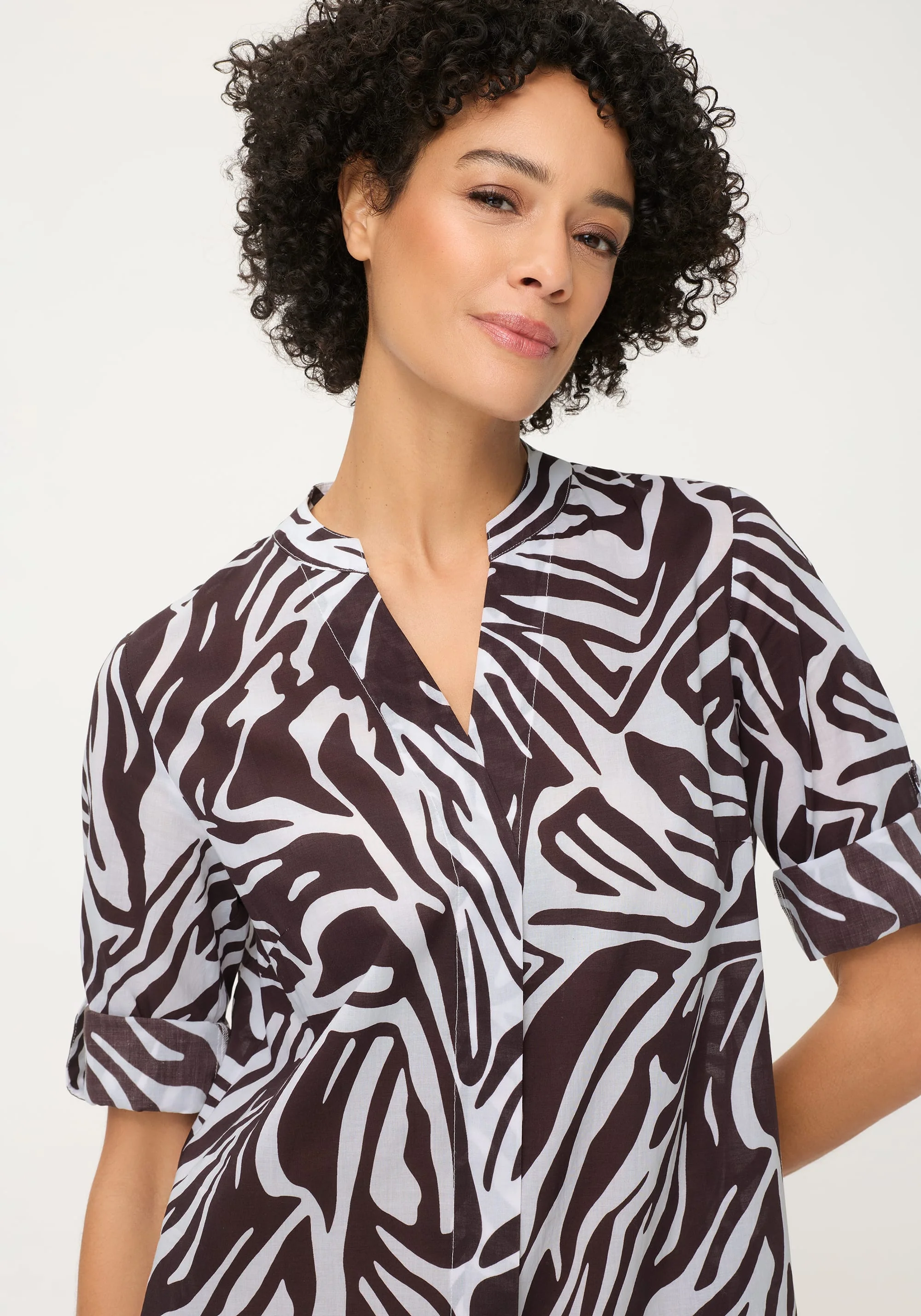 Modern Animal Tunic Shirt Dress - Image 4
