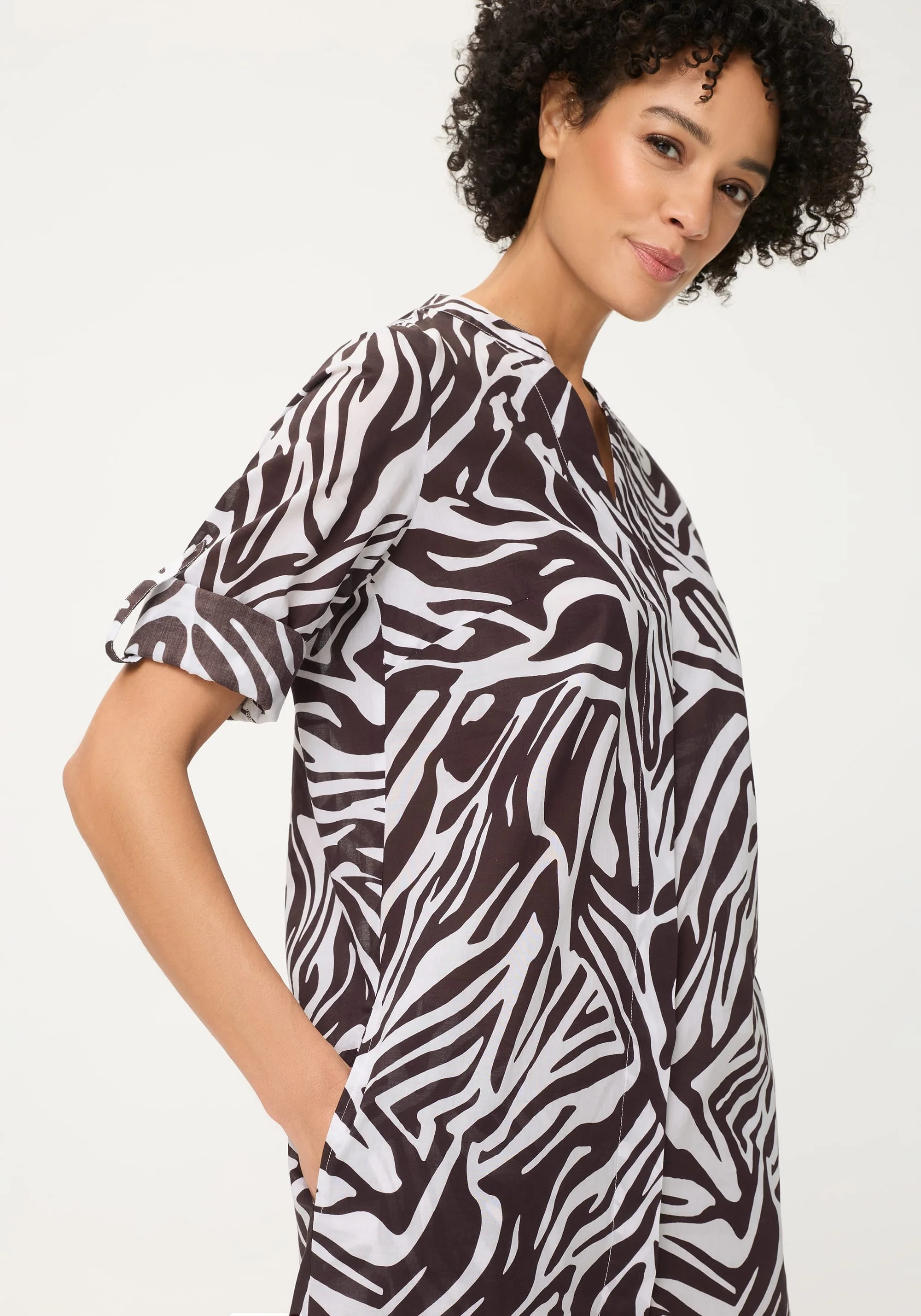 Modern Animal Tunic Shirt Dress - Image 5