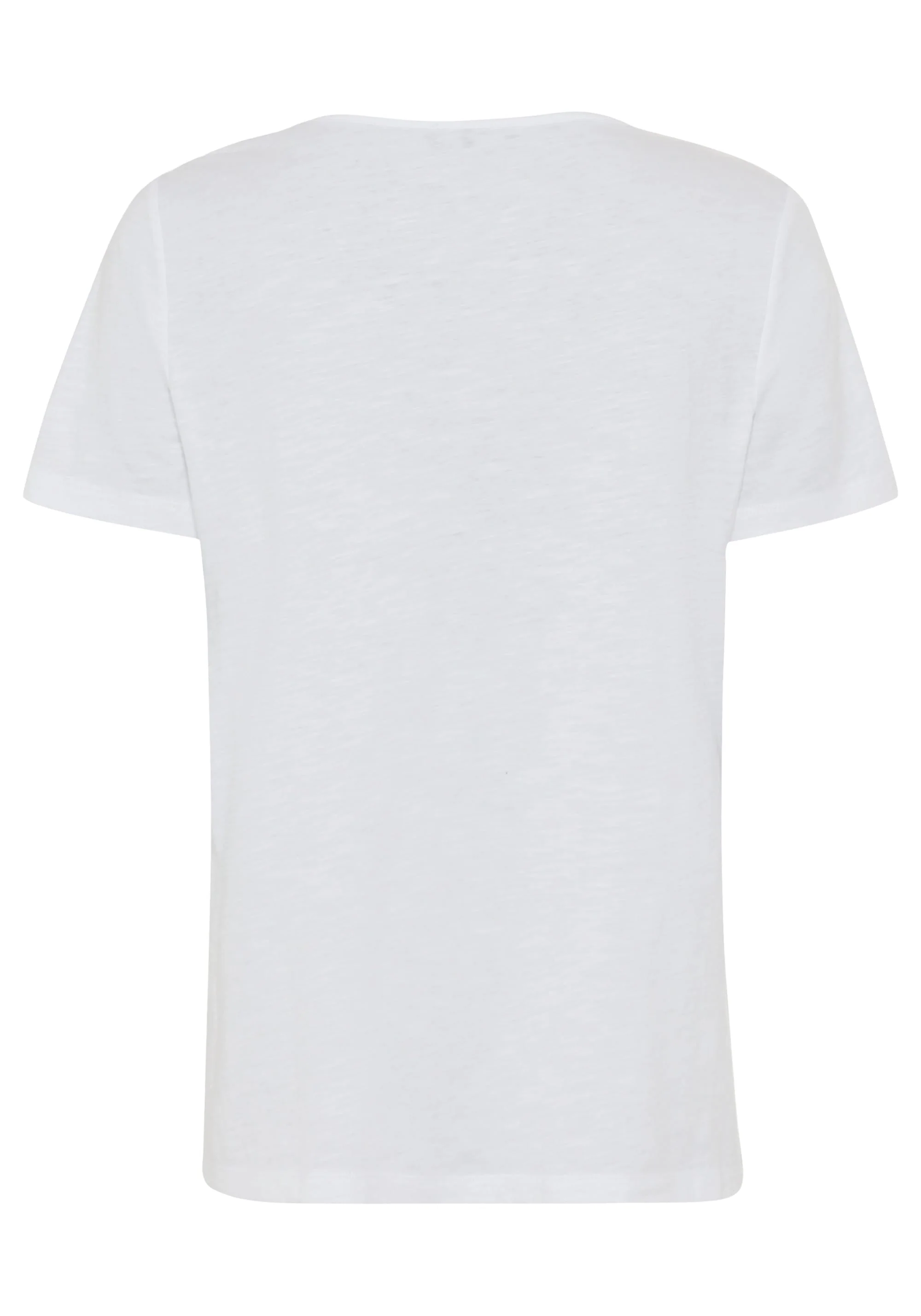 Modern Eyelet V-Neck T-Shirt - Image 4