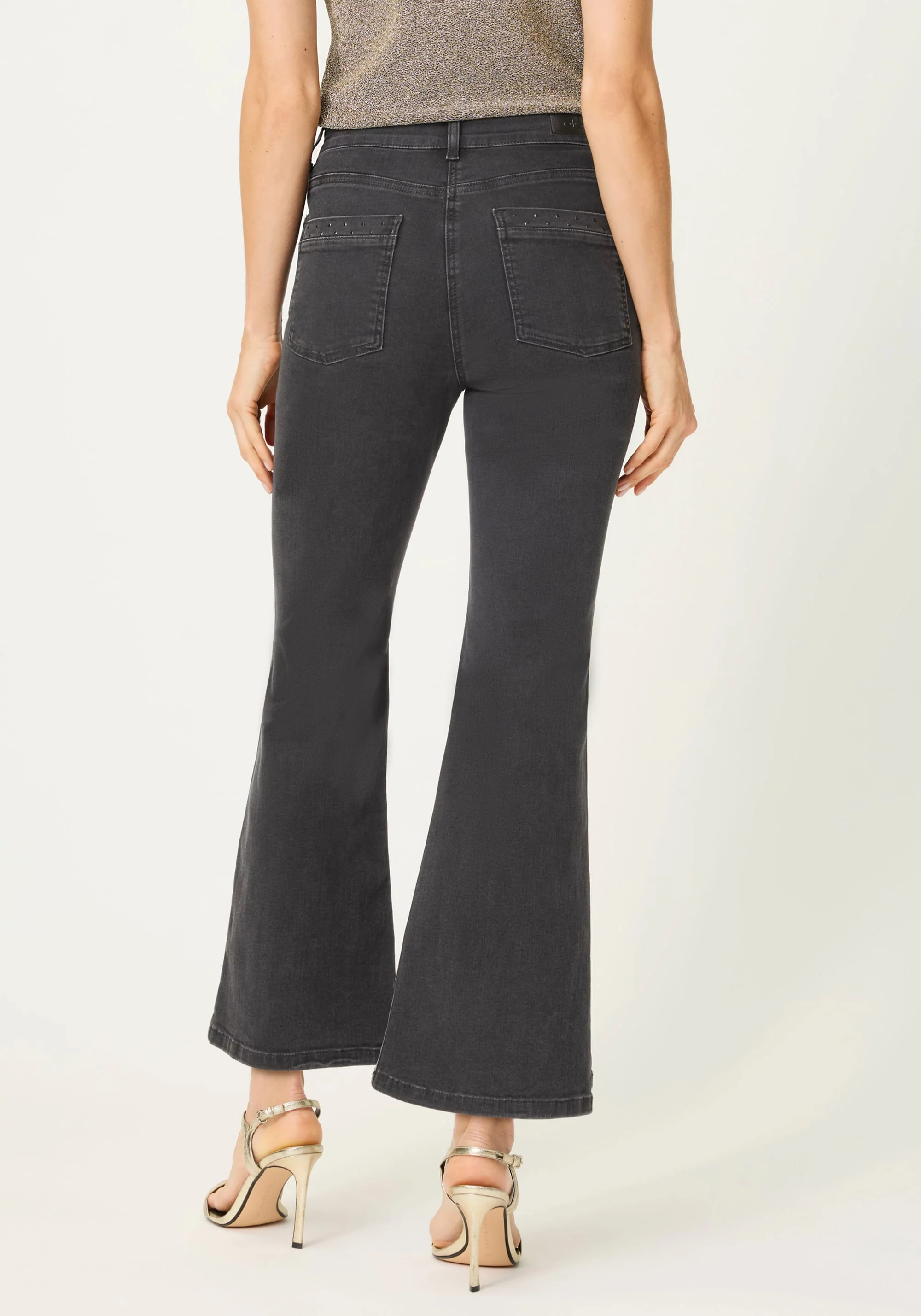 Mona Fit Embellished Cropped Jean - Image 3