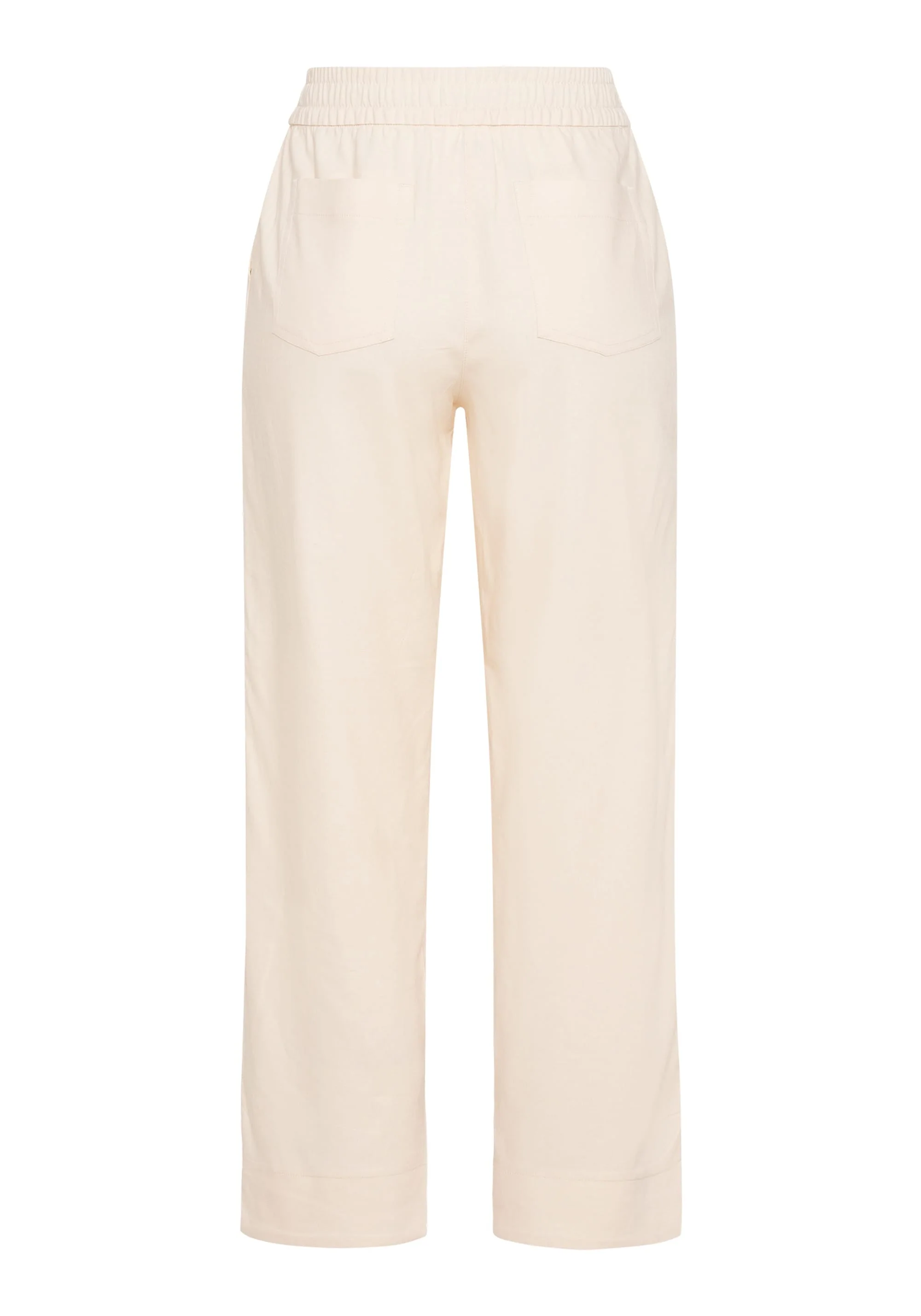 Mona Fit Linen Blend Pull-On Pant - Image 5