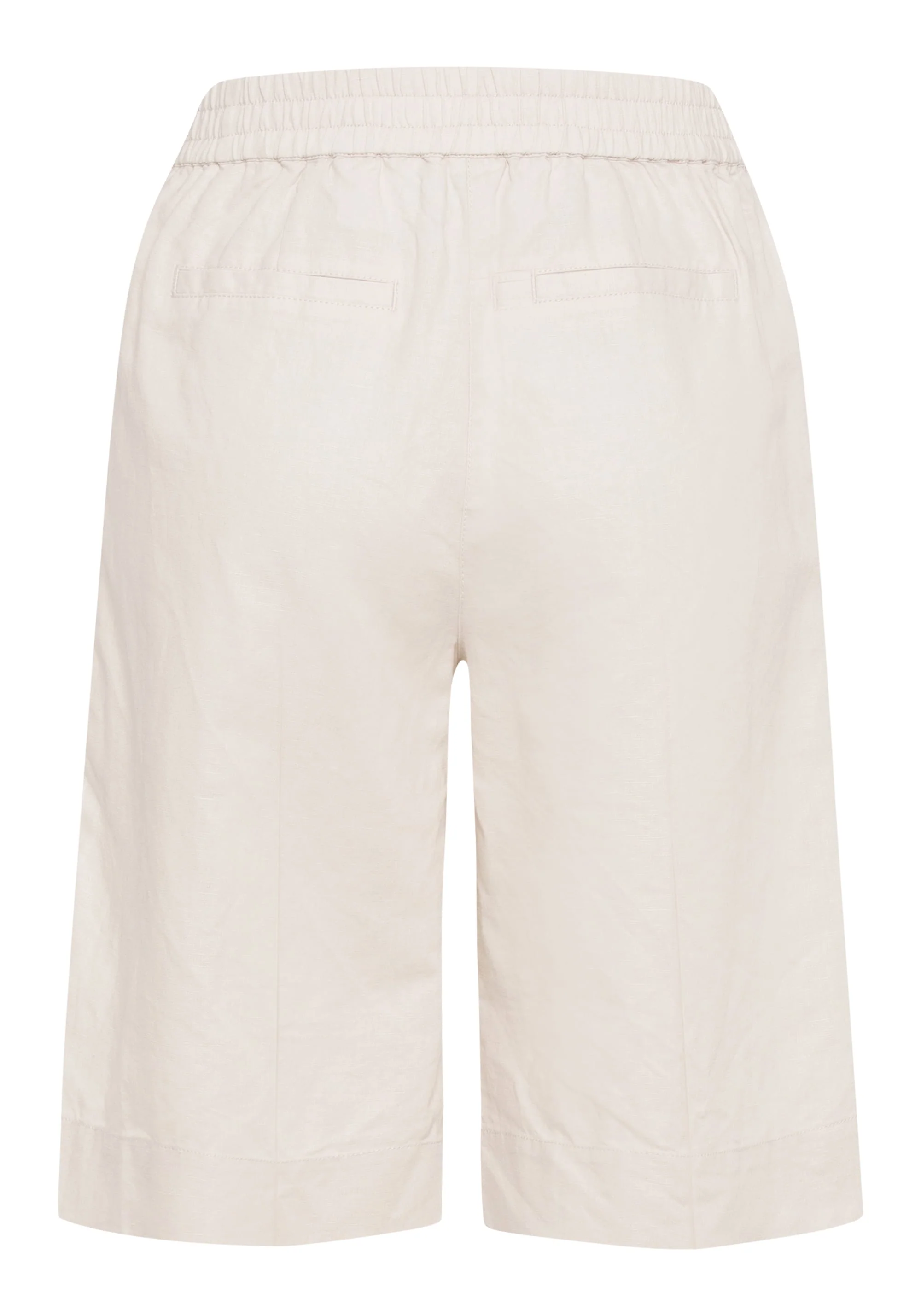 Mona Fit Straight Cotton Linen Short - Image 4