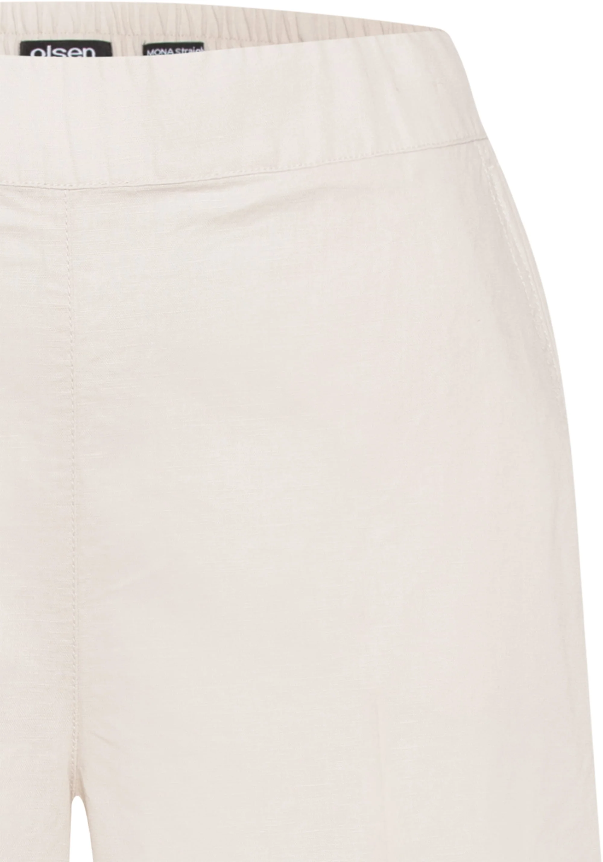Mona Fit Straight Cotton Linen Short - Image 5