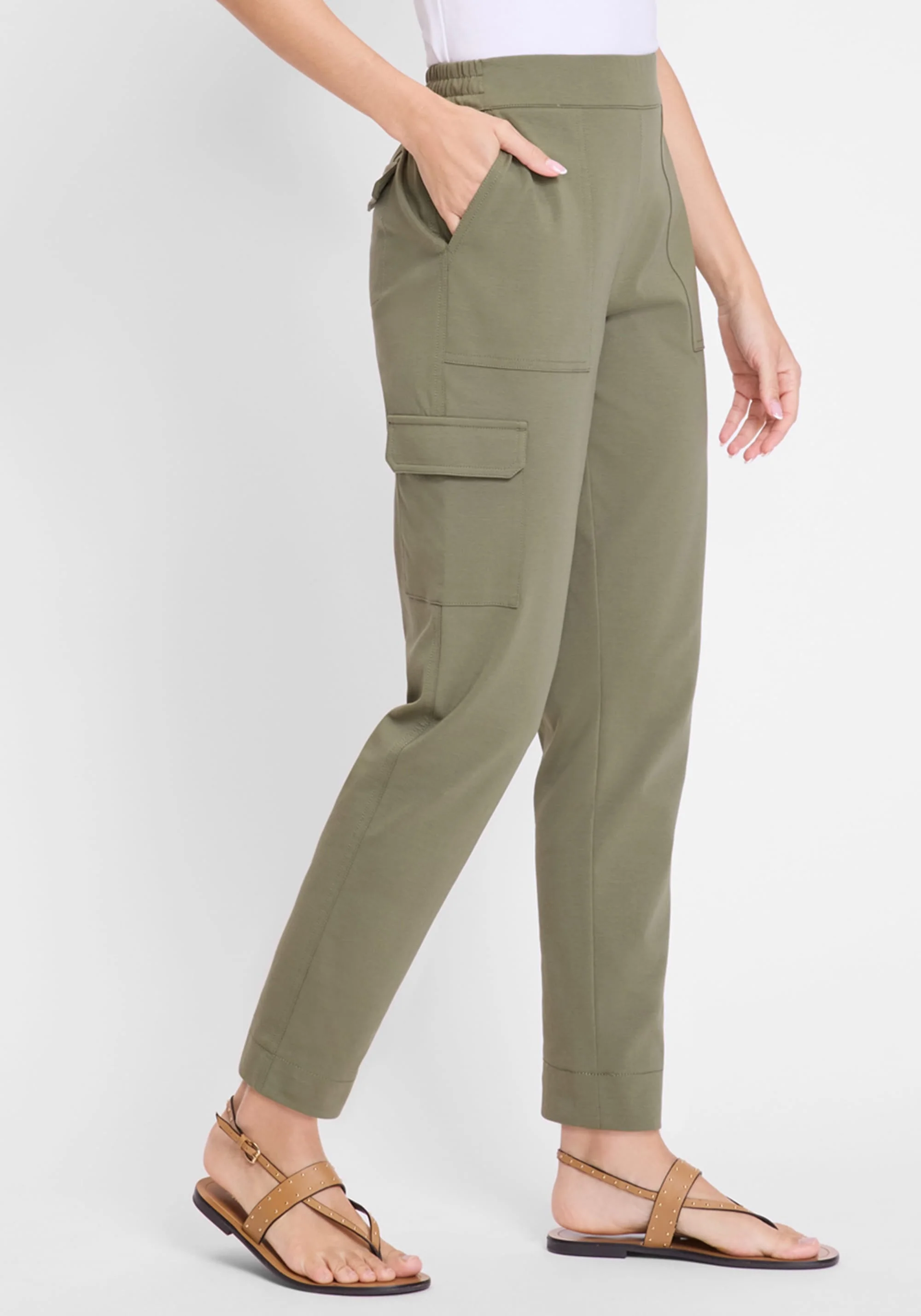 Mona Fit Straight Cropped Cargo Pant - Image 2