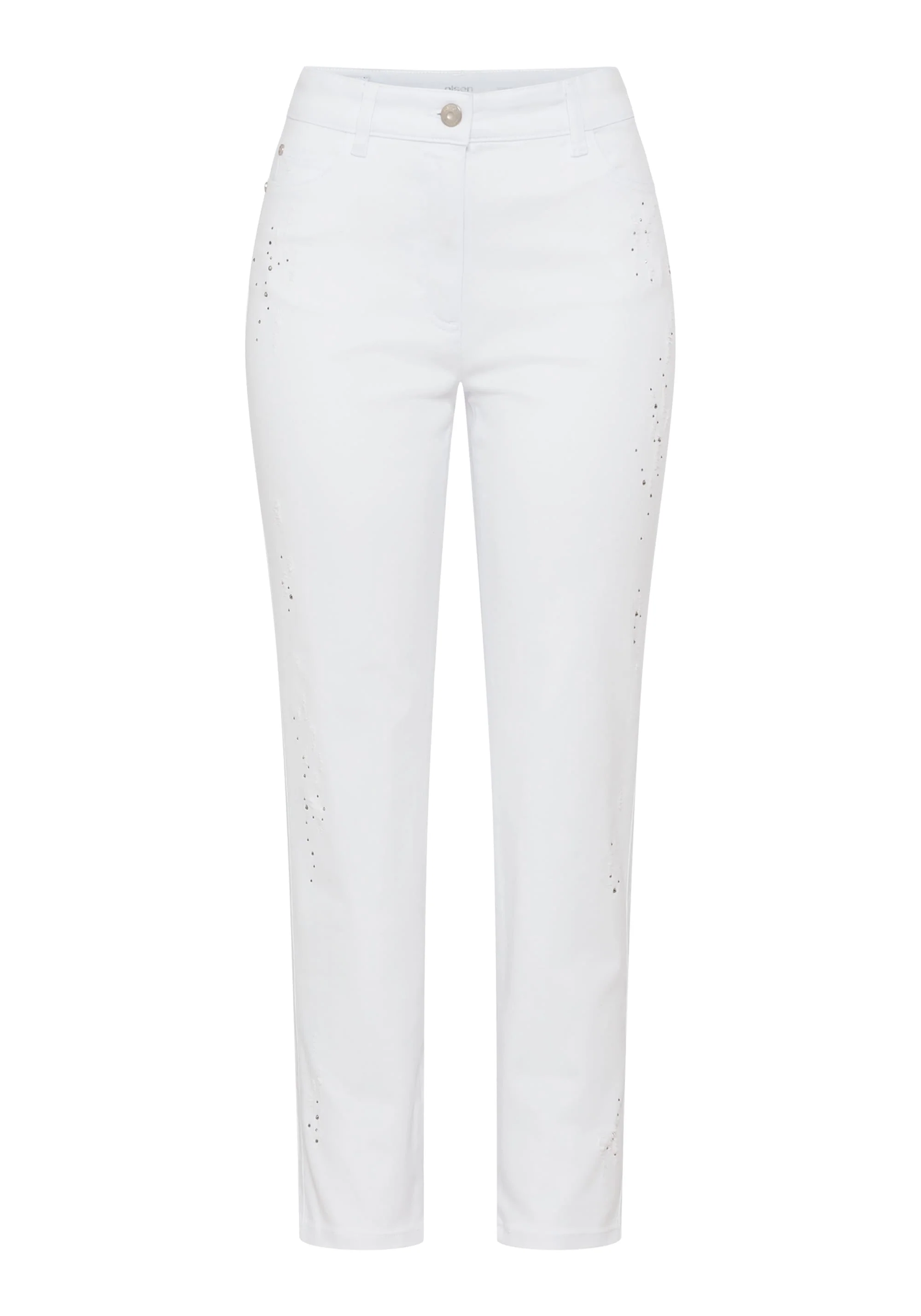 Mona Fit Straight Embellished Jean - Image 3