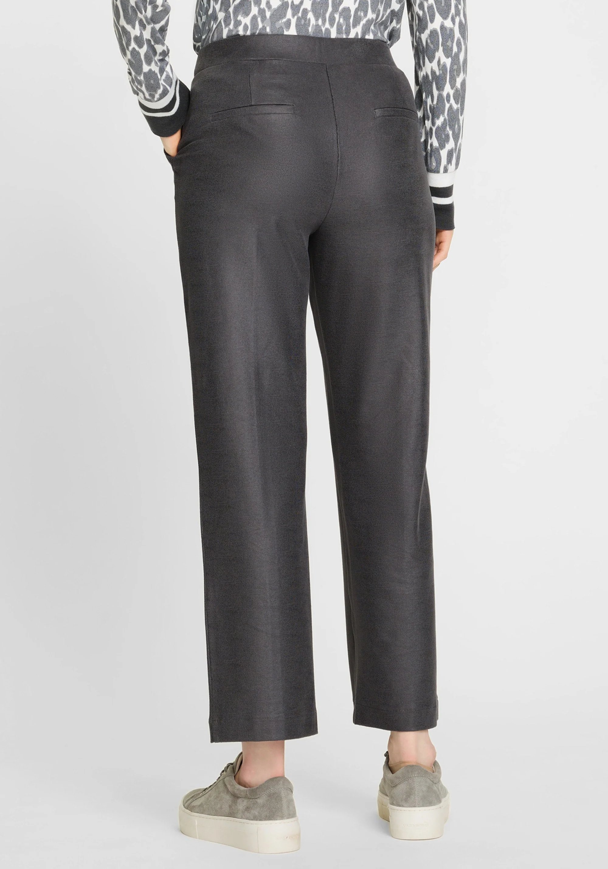 Mona Fit Straight Leg Coated Pull-On Pant - Image 3
