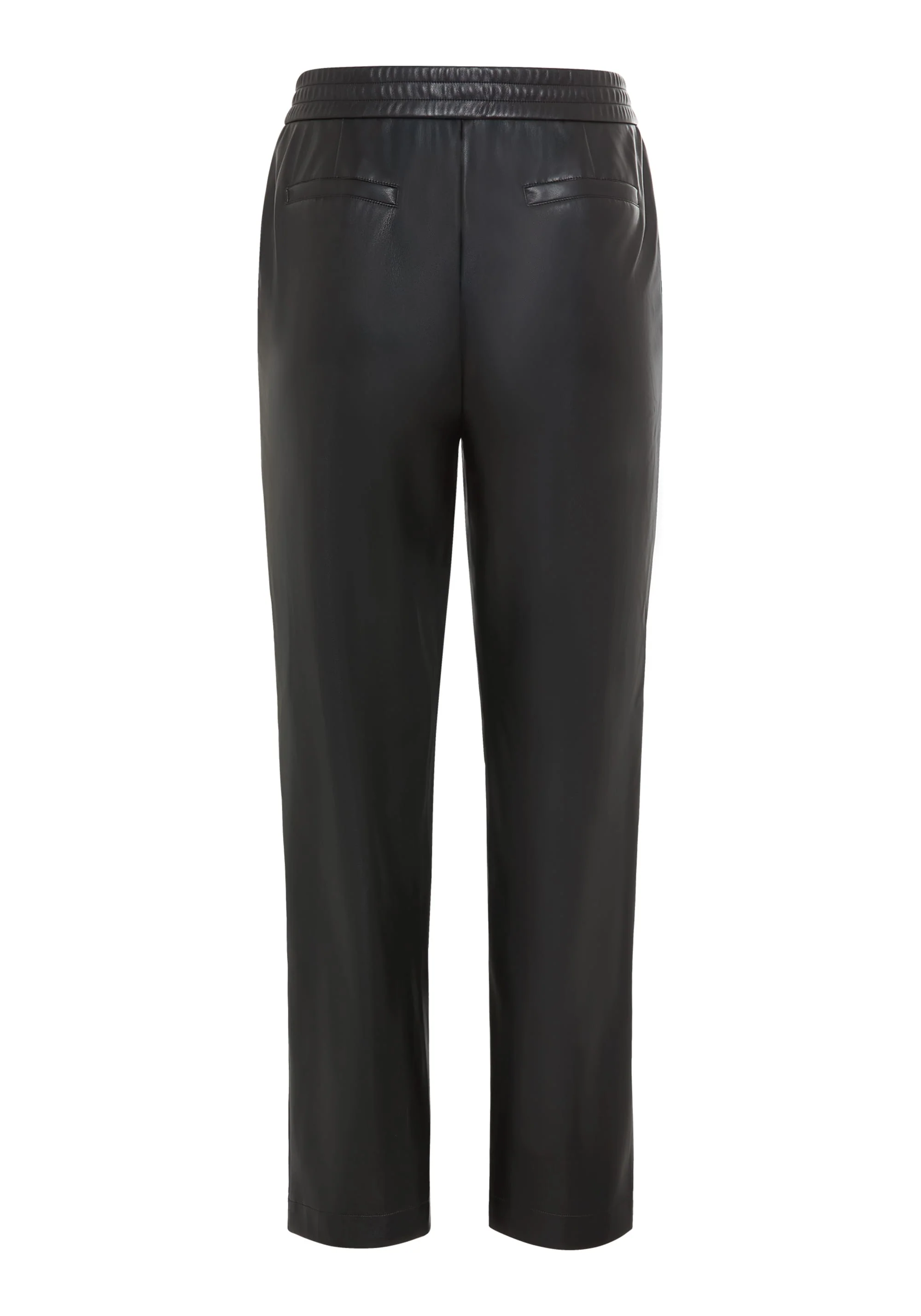 Mona Fit Straight Leg Faux Leather Pant - Image 7