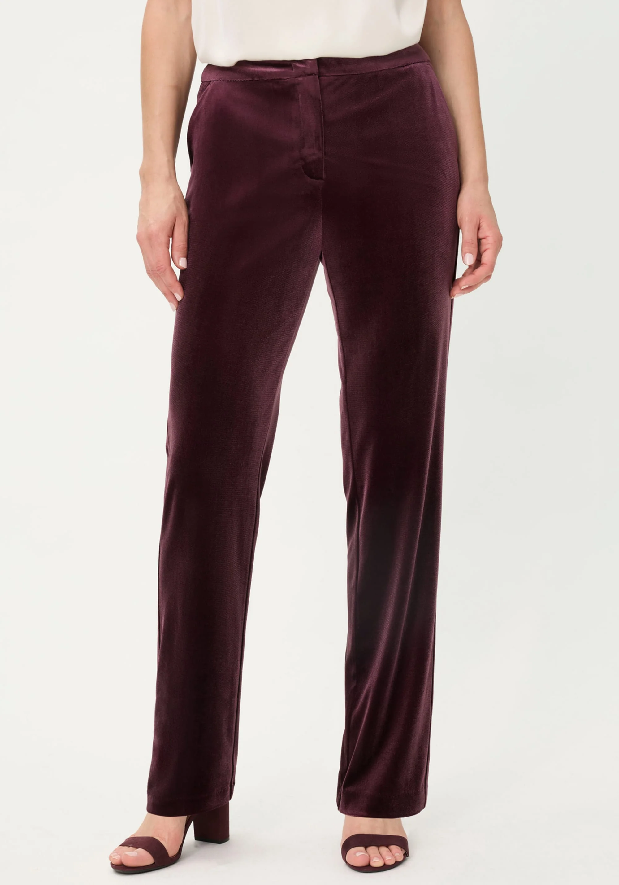Mona Fit Velvet Trouser - Image 2