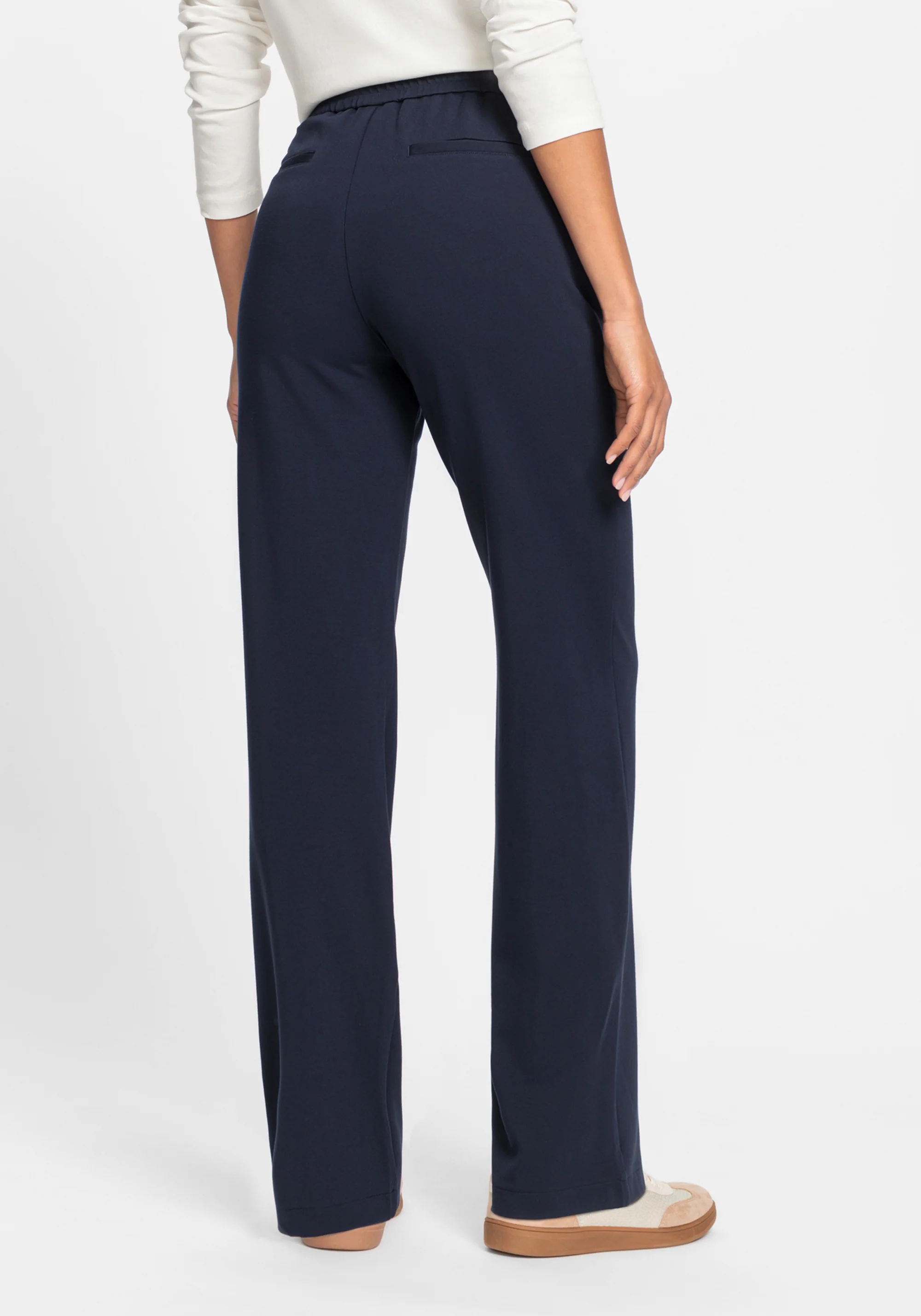 Anna Fit Loose Leg Knit Trouser - Image 3