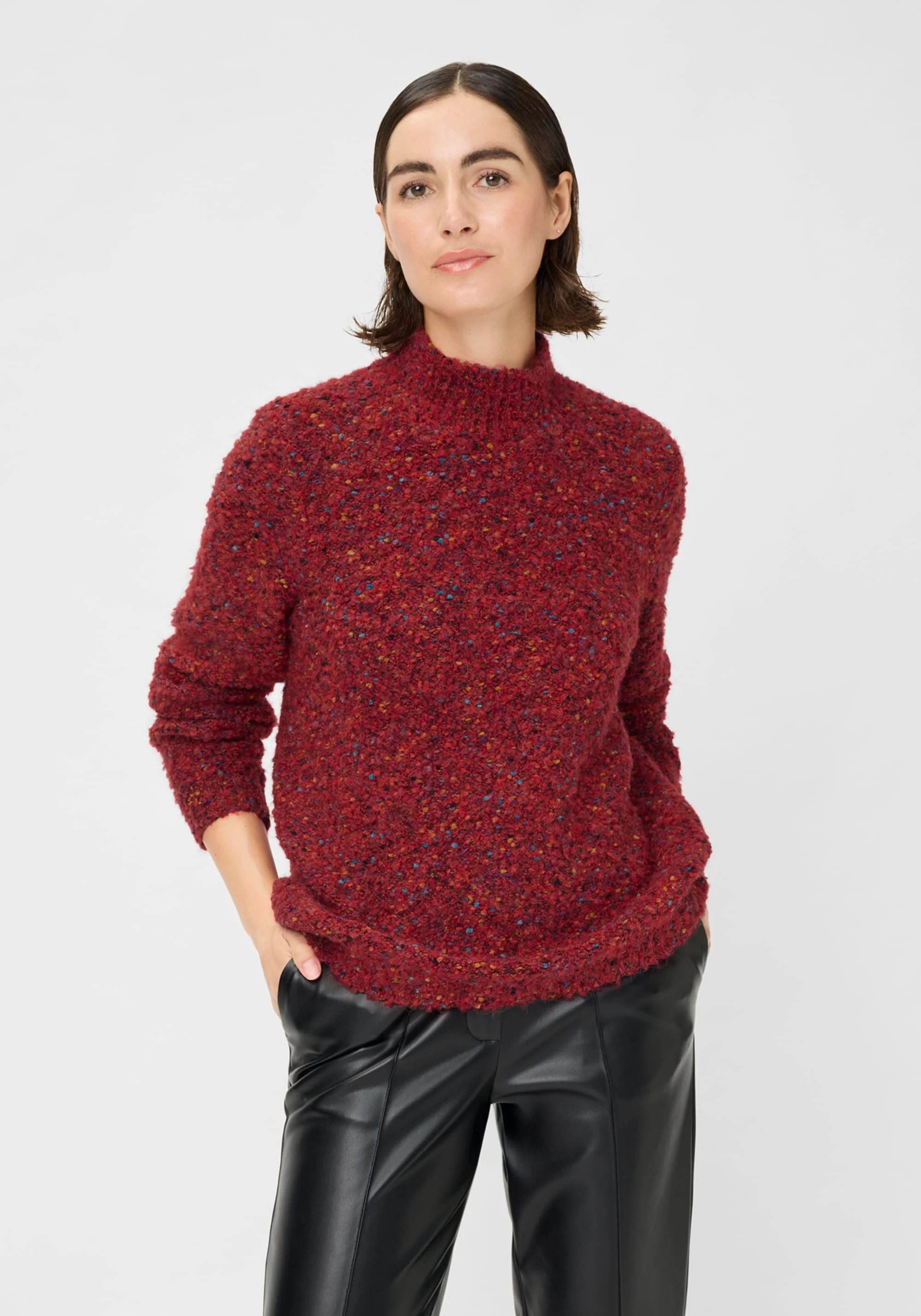 Multi-Colour Bouclé Sweater