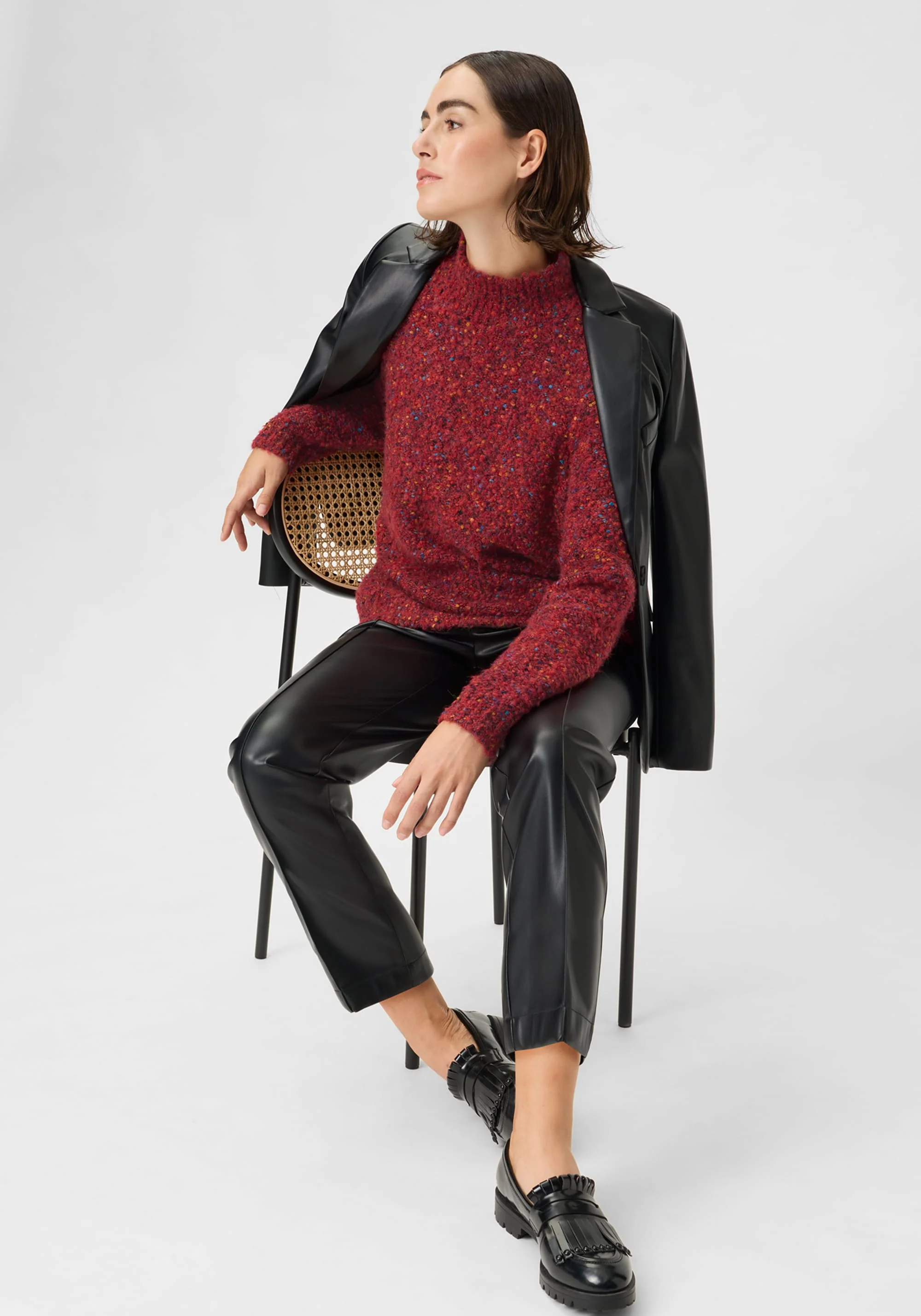 Multi-Colour Bouclé Sweater - Image 5