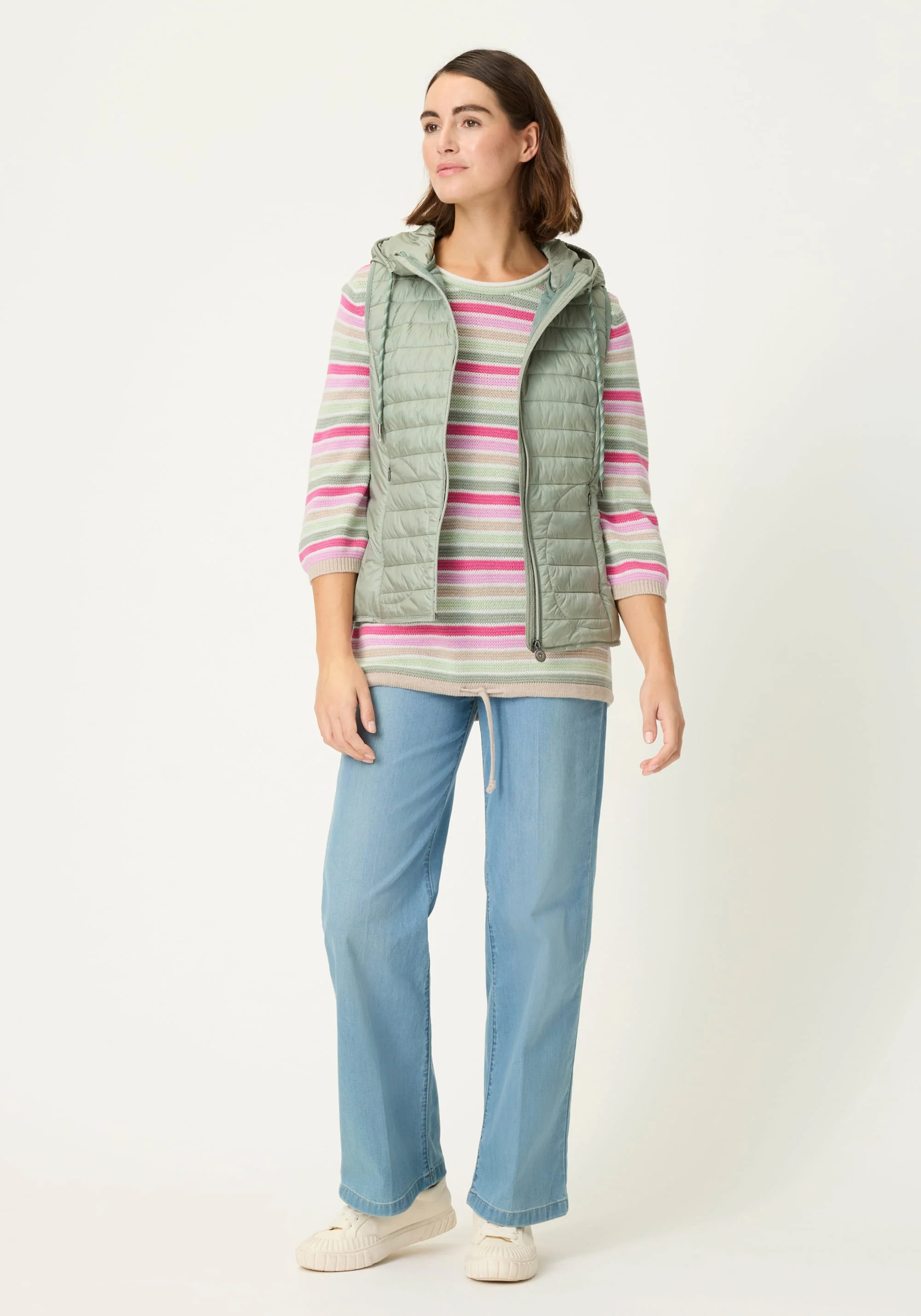 Multi Colour Striped Sweater - Image 4