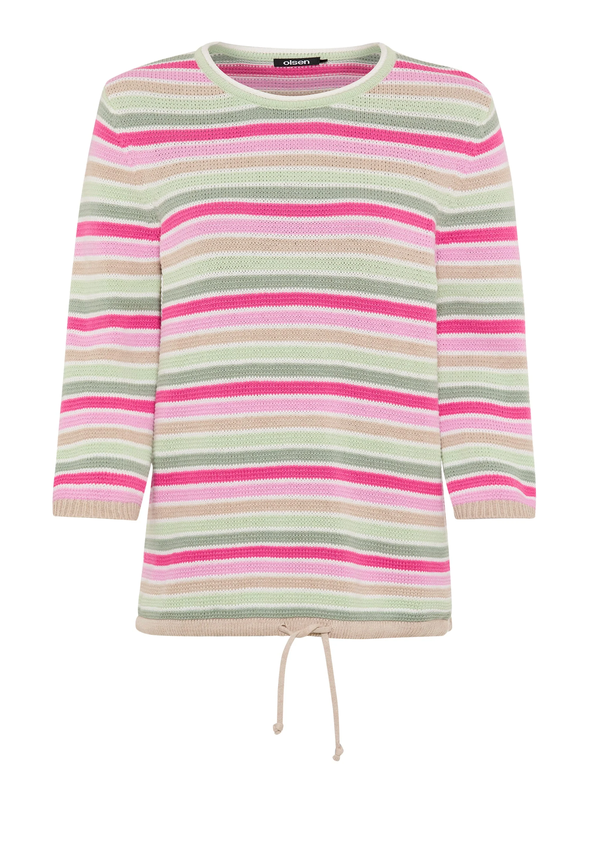 Multi Colour Striped Sweater - Image 5