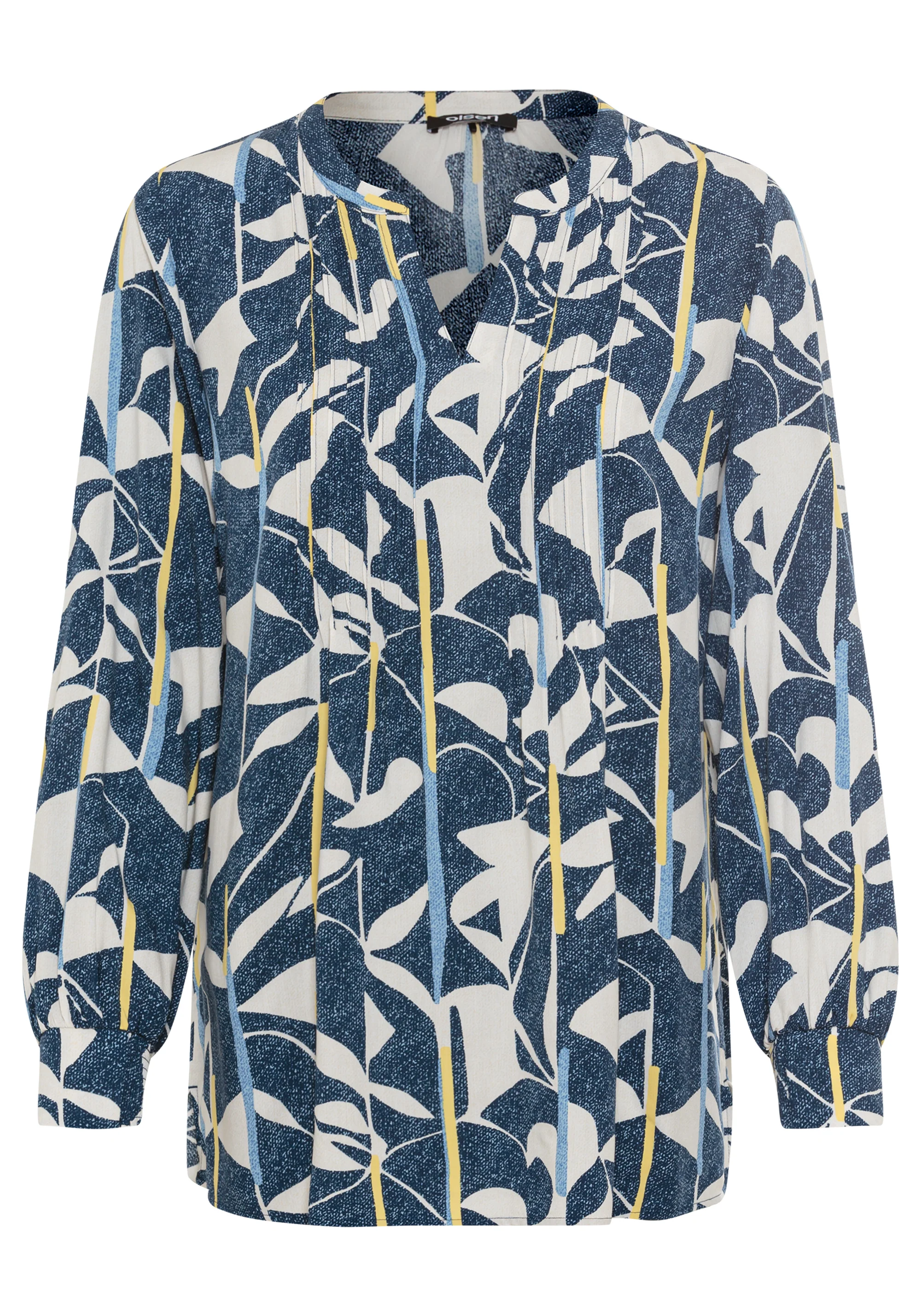 Multi-Pattern Tunic Blouse - Image 3