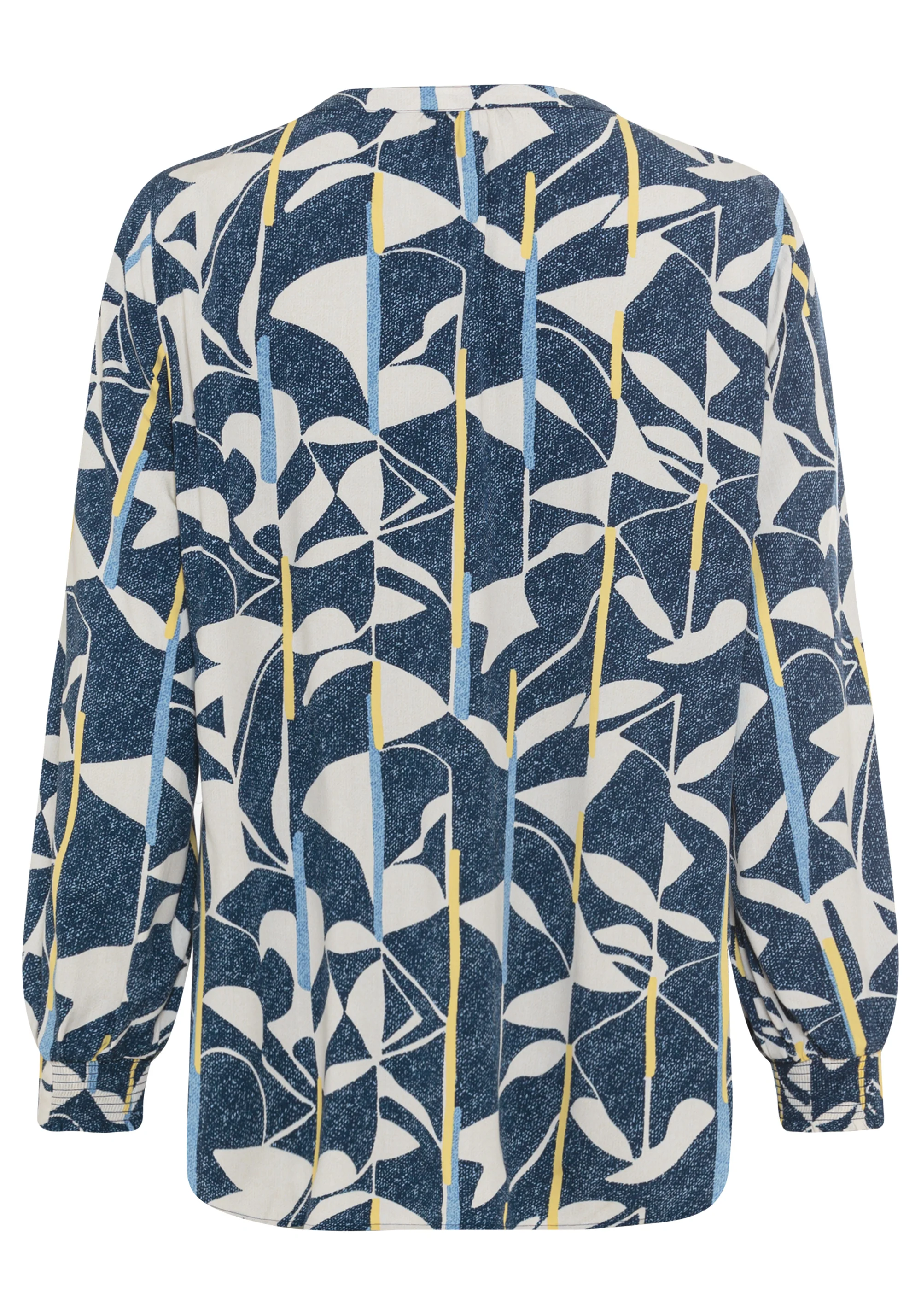 Multi-Pattern Tunic Blouse - Image 4